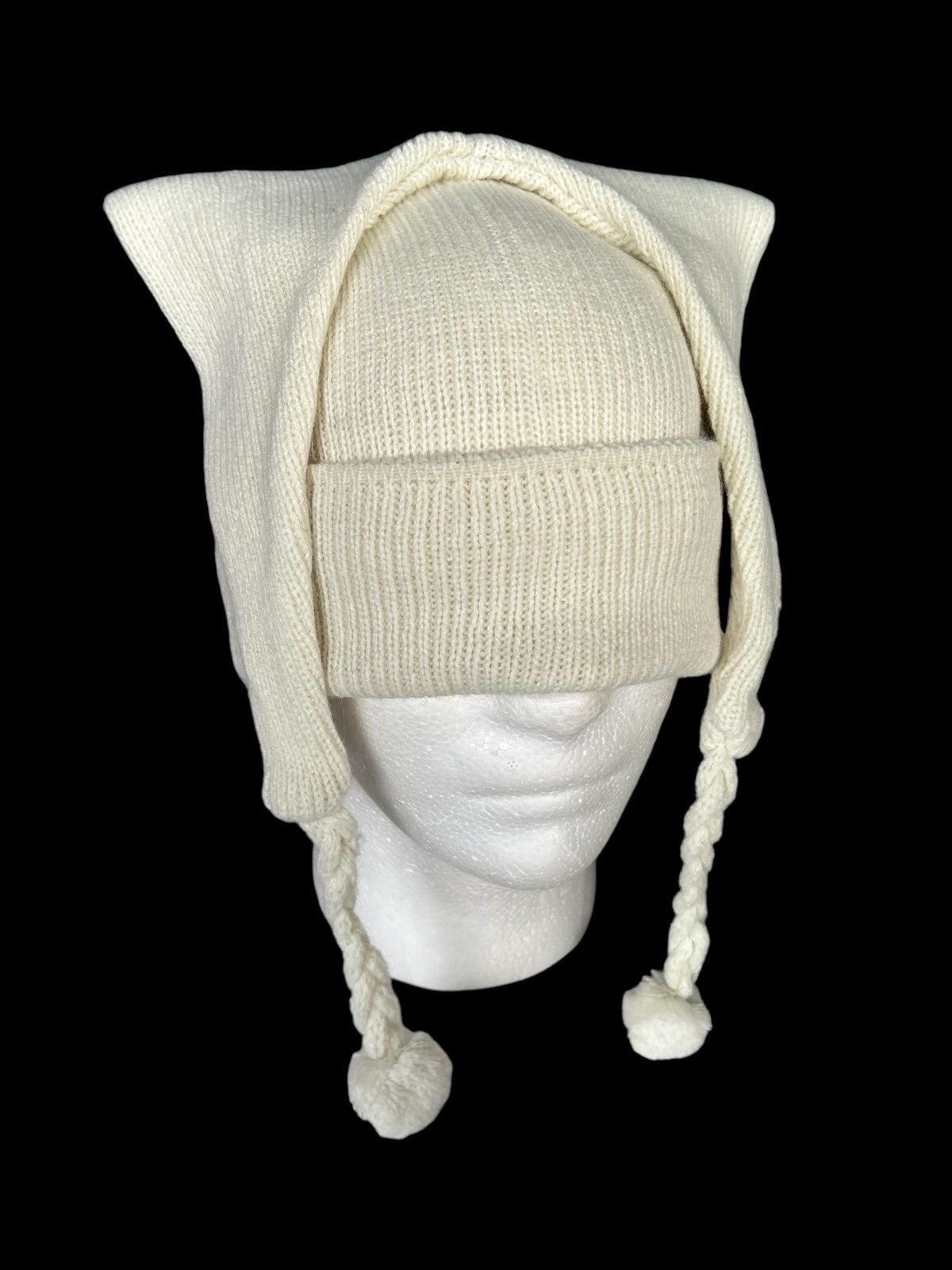14th Addiction × Japanese Brand Long Horn Devil Punk Bondage Japanese Beanie Hats🎌☠️ Size ONE SIZE - 1 Thumbnail