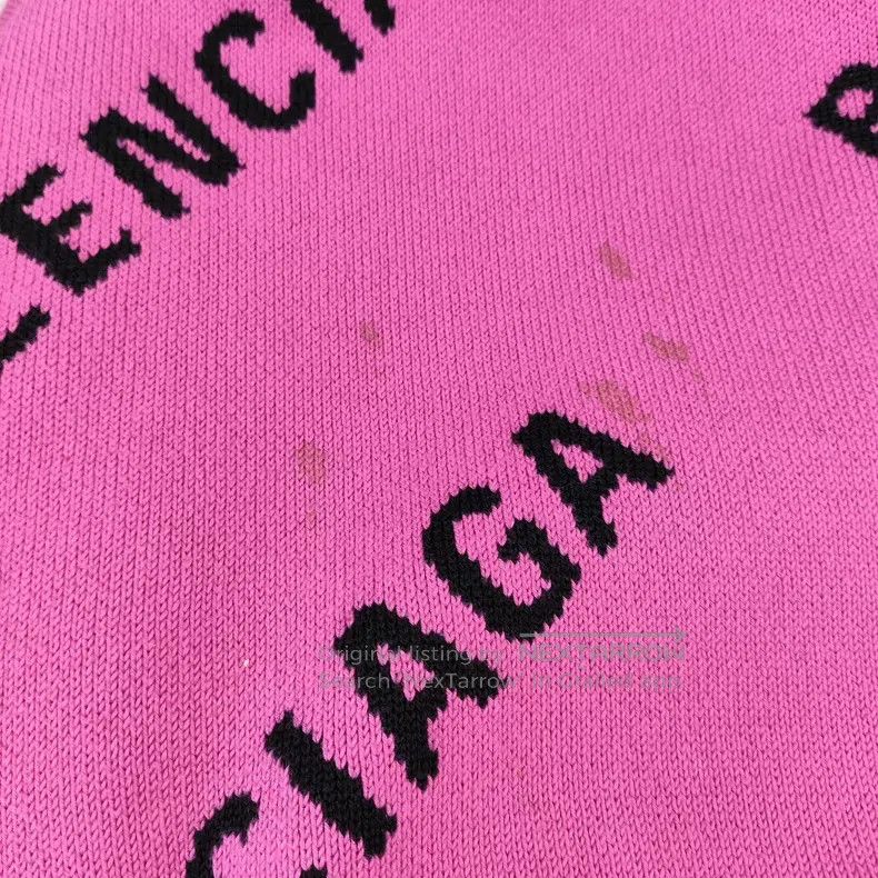 Balenciaga Balenciaga Knitted Sweater M Size Pink Size US M / EU 48-50 / 2 - 4 Thumbnail