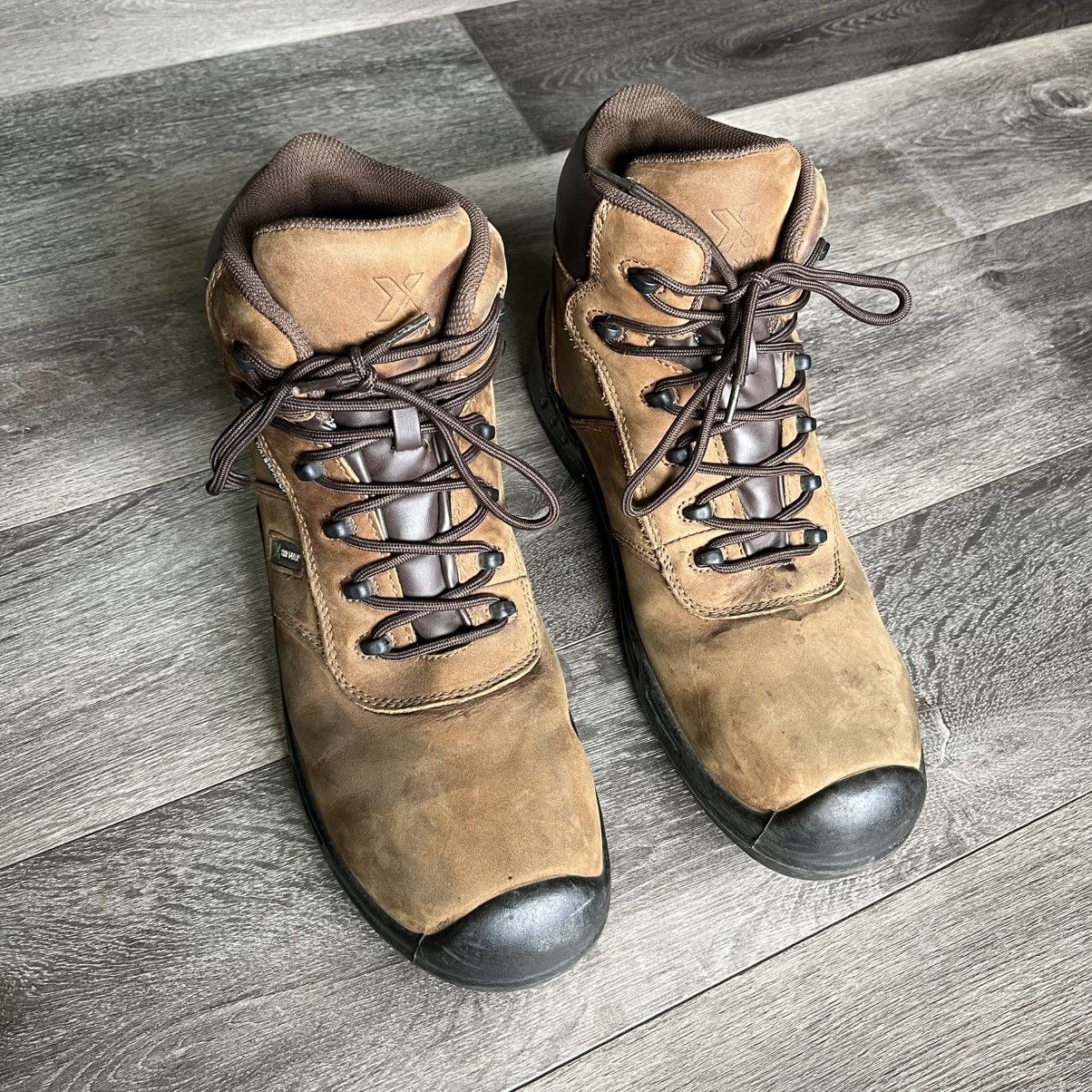 Vintage SR Max Slip Resistant Lewiston MaxTRAX Composite Toe Boots Size US 12 / EU 45 - 1 Thumbnail