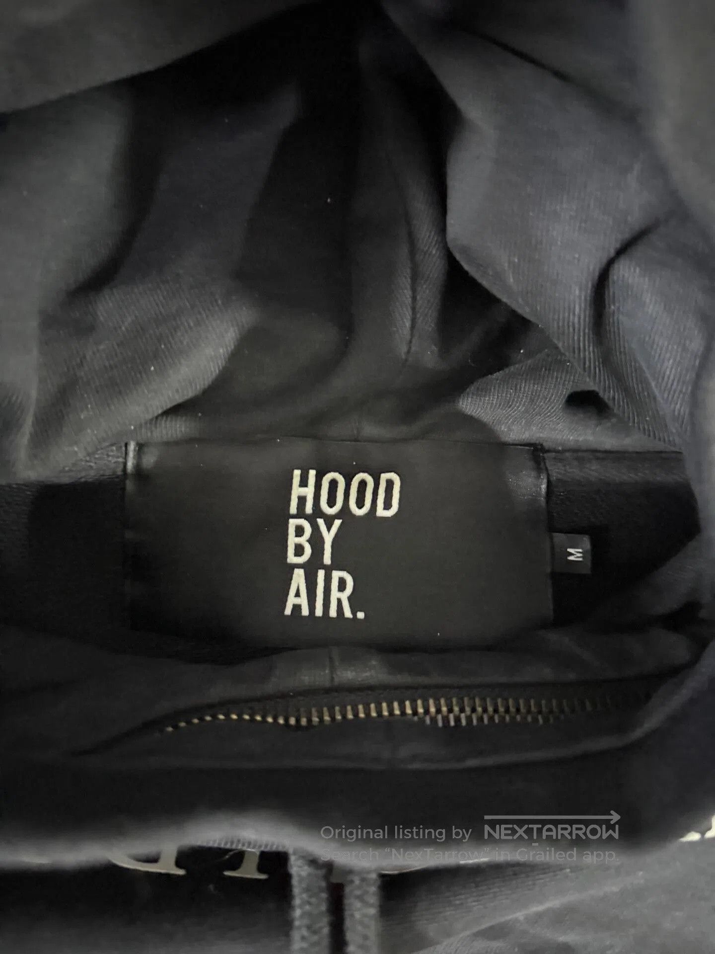 Hood By Air HoodbyAir Stylish Black Hoodie Oversized Design. Size US M / EU 48-50 / 2 - 3 Thumbnail