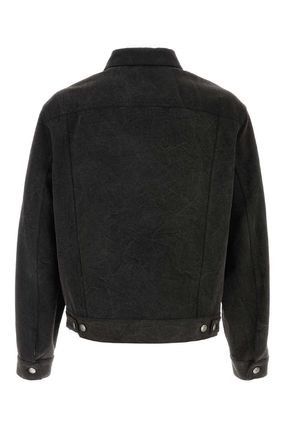 Alexander McQueen o1w1db10925 Trucker Jacket in Black Size US XL / EU 56 / 4 - 2 Thumbnail