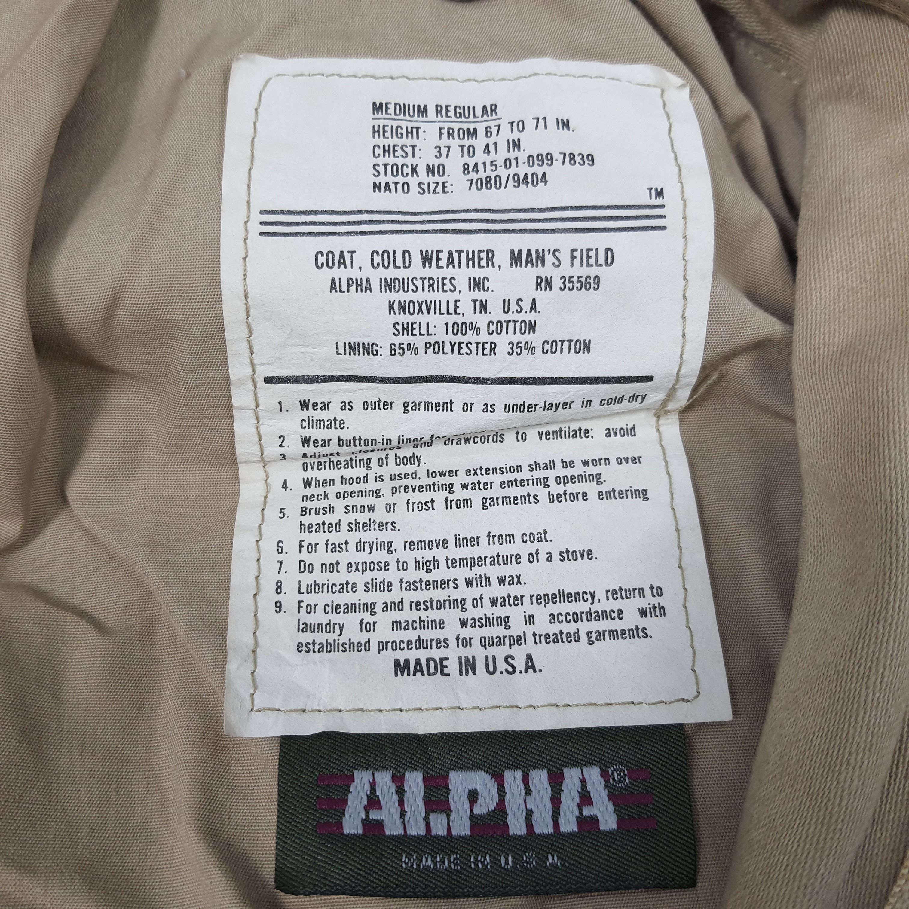 Alpha Industries × Vintage Vintage Alpha Industries x Custom Undercover Logo Jacket Size US M / EU 48-50 / 2 - 6 Thumbnail