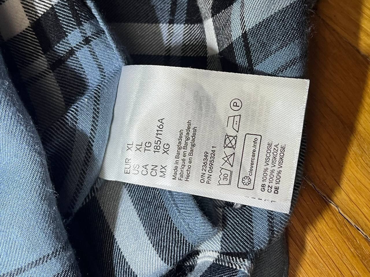 H&M H&M basic checkered multicolor oversized shirt Size US XL / EU 56 / 4 - 5 Thumbnail
