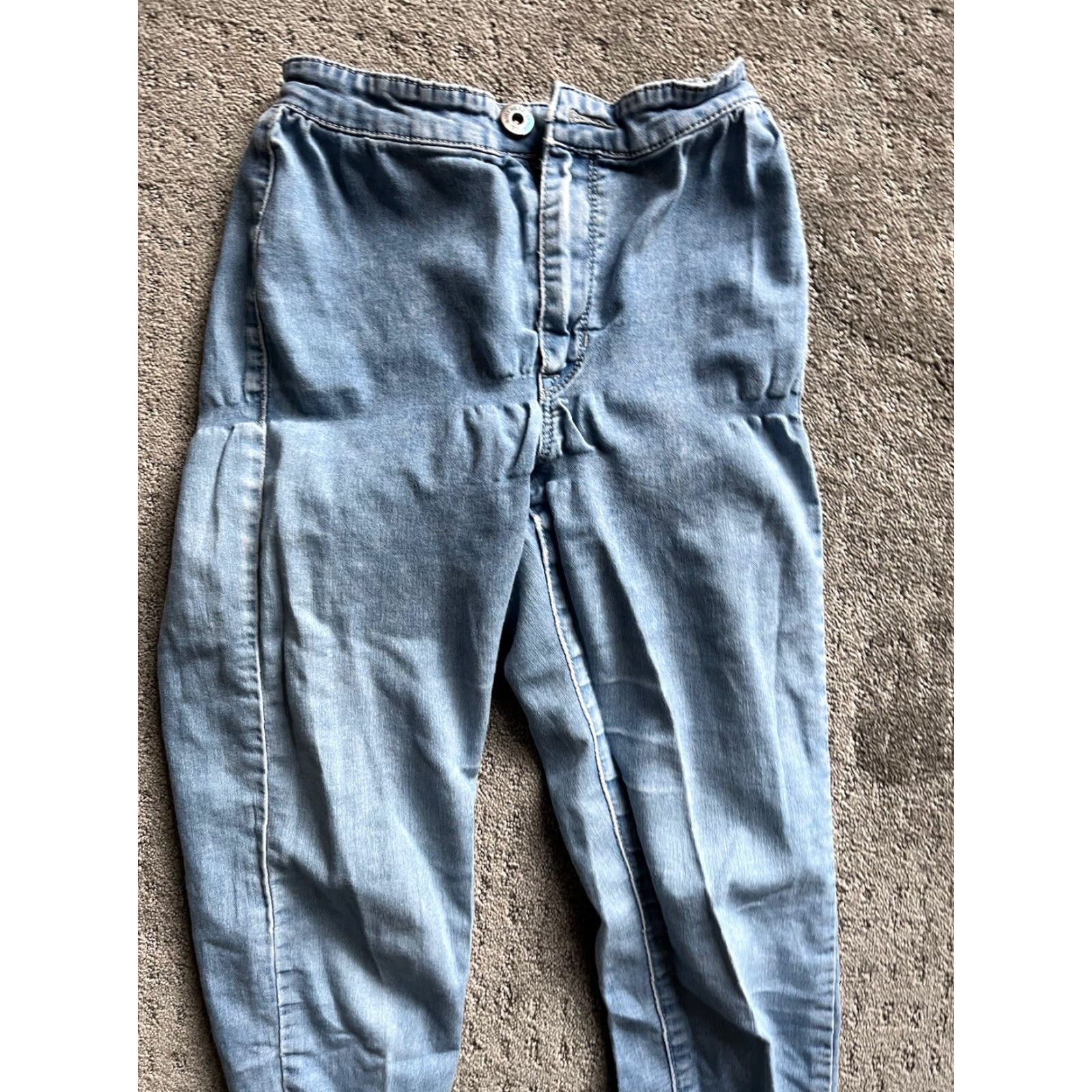 CO Bullhead Denim Co Jegging Jeans Women’s 0 Mid Rise Stretch Blue Cardinal Blue 27.5" Inseam 9.75" Rise Vintage? No (Regular) Size 25" / US 0 / IT 36 - 2 Thumbnail
