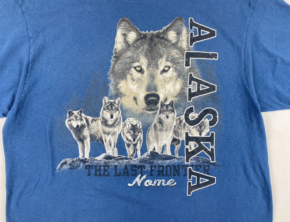 Other Vintage Wolf Nature Tee Alaska Size US XL / EU 56 / 4 - 5 Thumbnail