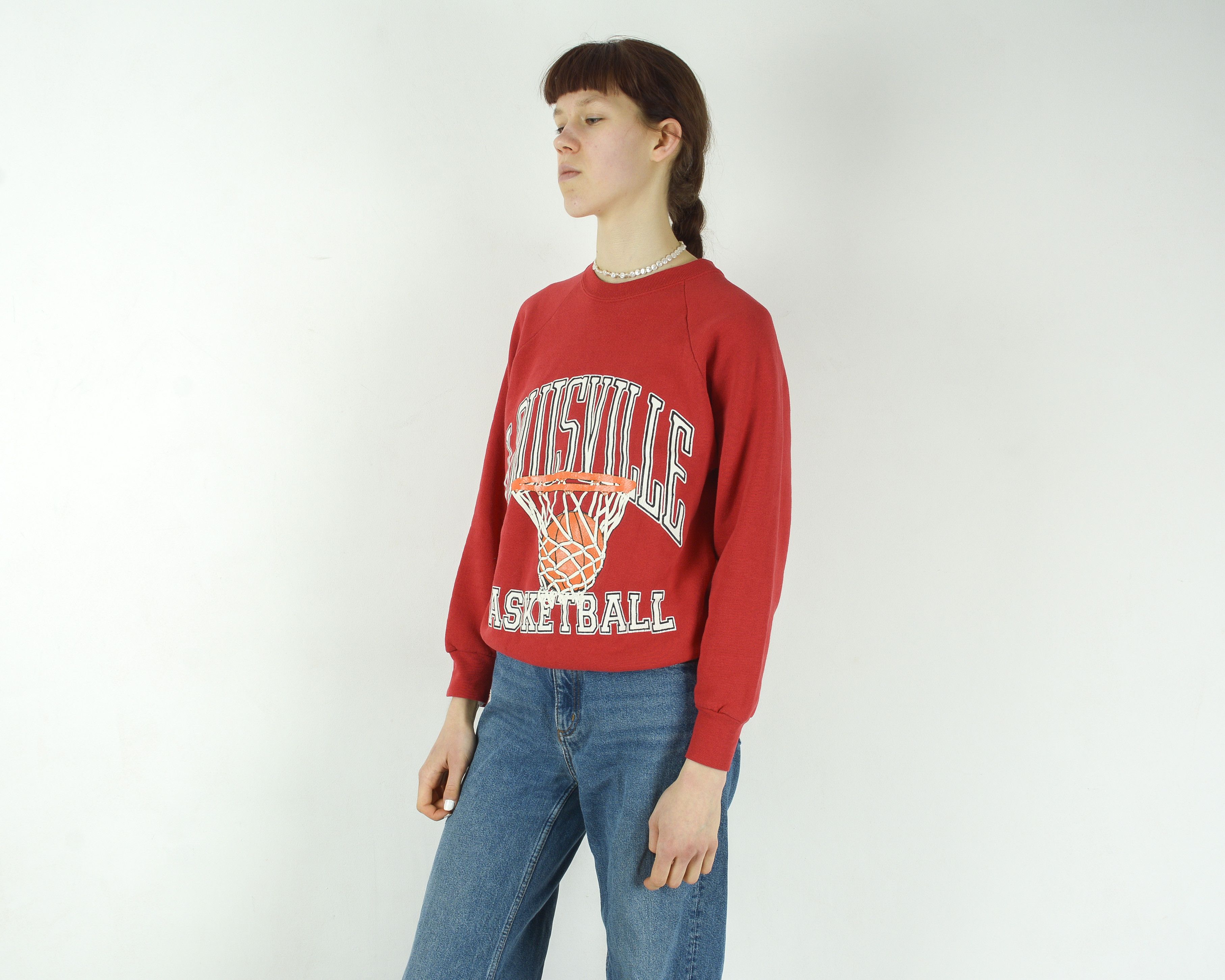 Other × Vintage LOUISVILLE BASKETBALL Pullover Jumper Sweater Sweatshirt Size XS / US 0-2 / IT 36-38 - 2 Thumbnail