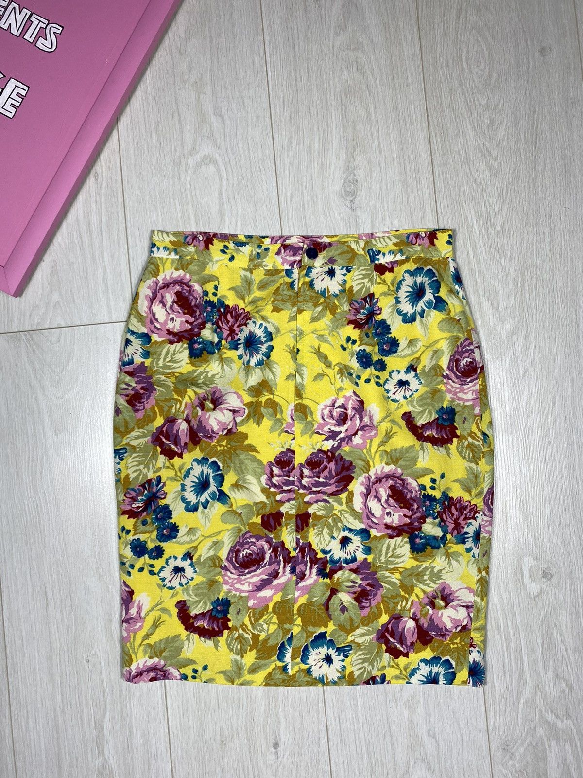 Kenzo × Vintage Kenzo Jungle Gonna 80s Skirt Size 28" / US 6 / IT 42 - 9 Thumbnail