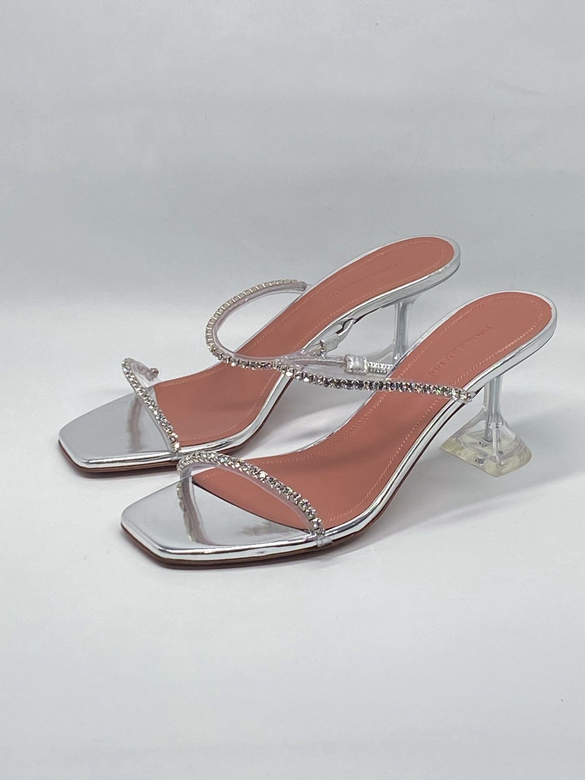 Amina Muaddi Amina Muaddi Gilda embellished PVC mules size 36.5 Size US 6.5 / IT 36.5 - 5 Thumbnail