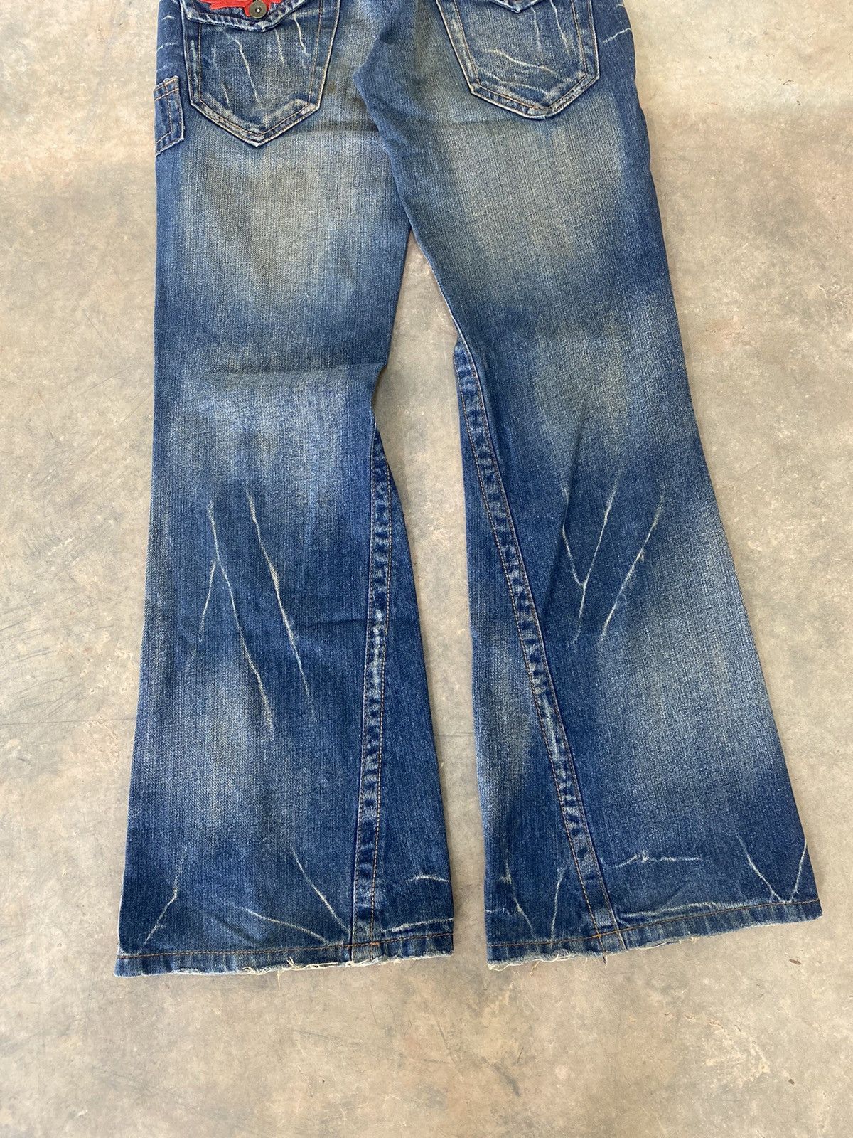Hysteric Glamour Flare ☠️ Come Stai? Jeans Japan Punk Grunge Lgb 90s Size US 30 / EU 46 - 9 Thumbnail