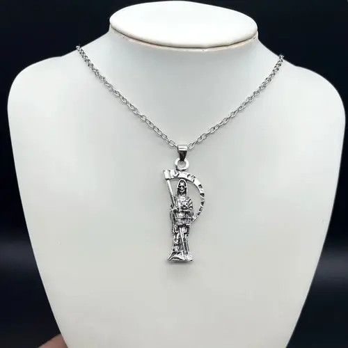 Other Skeleton Grim Reaper Necklace Size ONE SIZE - 1 Thumbnail