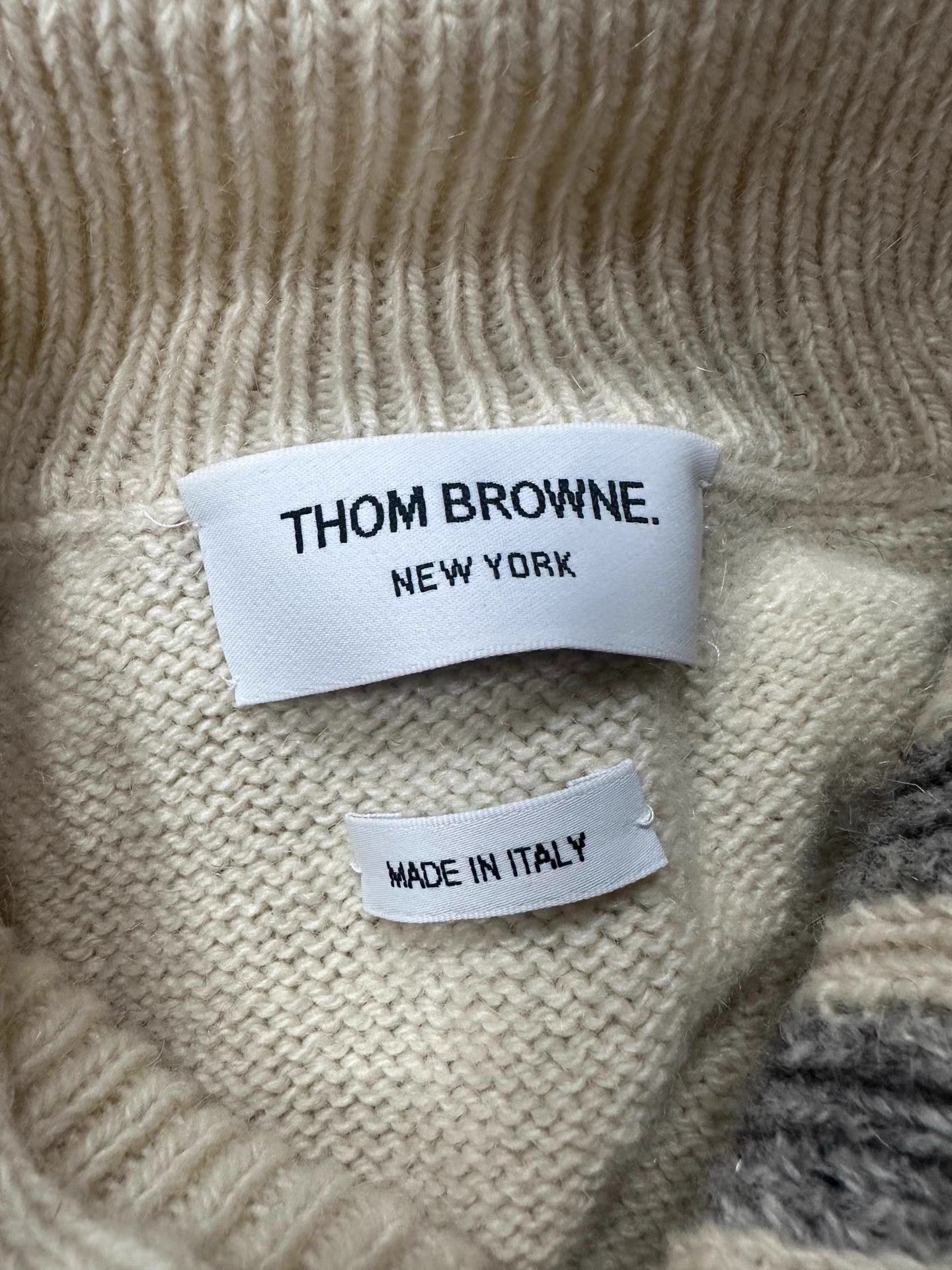 Thom Browne Thom Browne TB Striped Turtleneck Sweater K5 Size US S / EU 44-46 / 1 - 8 Thumbnail