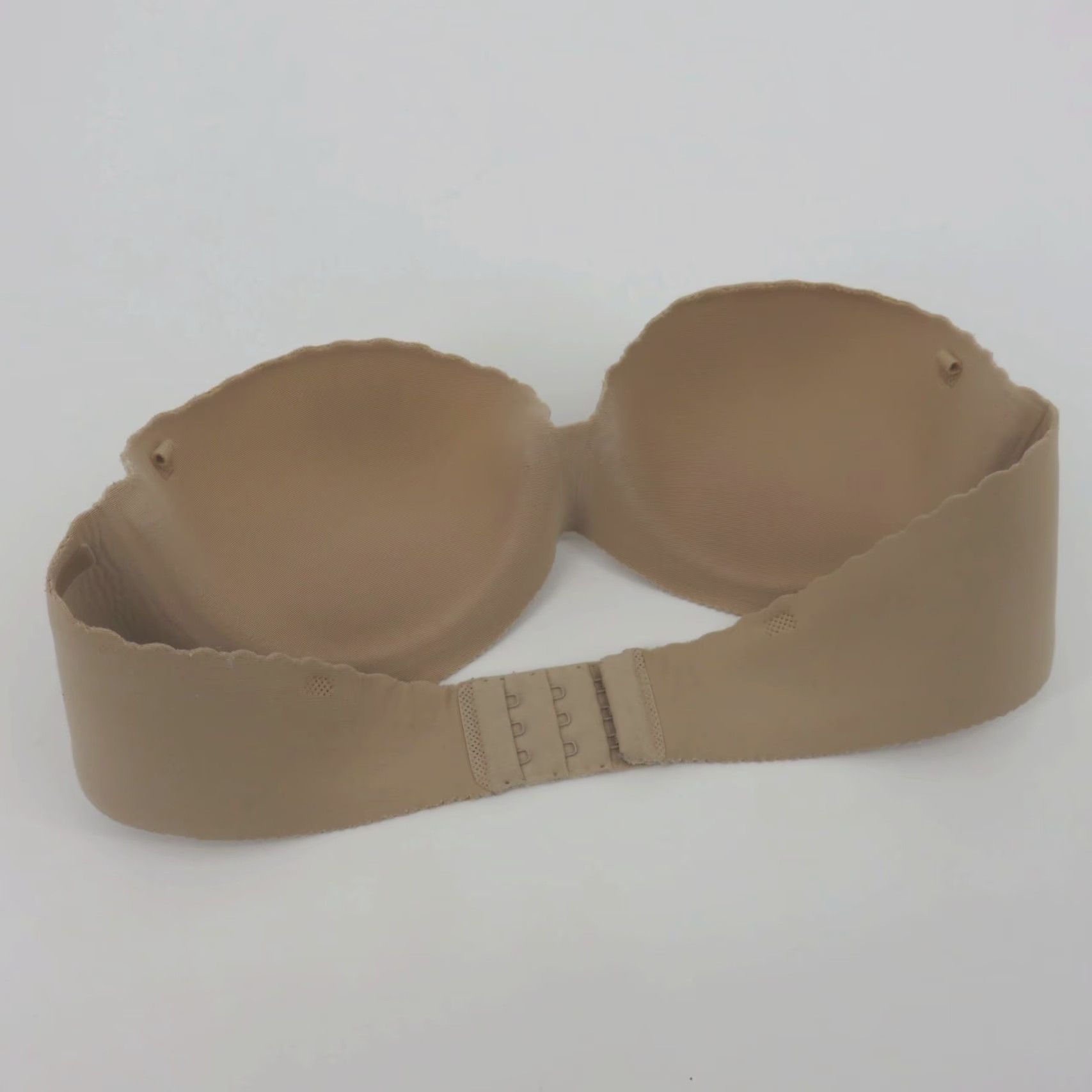 Victoria's Secret Victoria's Secret Bra 32B Angels Secret Embrace Beige Underwire Padded Strapless Push Up Bra Womens Size ONE SIZE - 7 Thumbnail