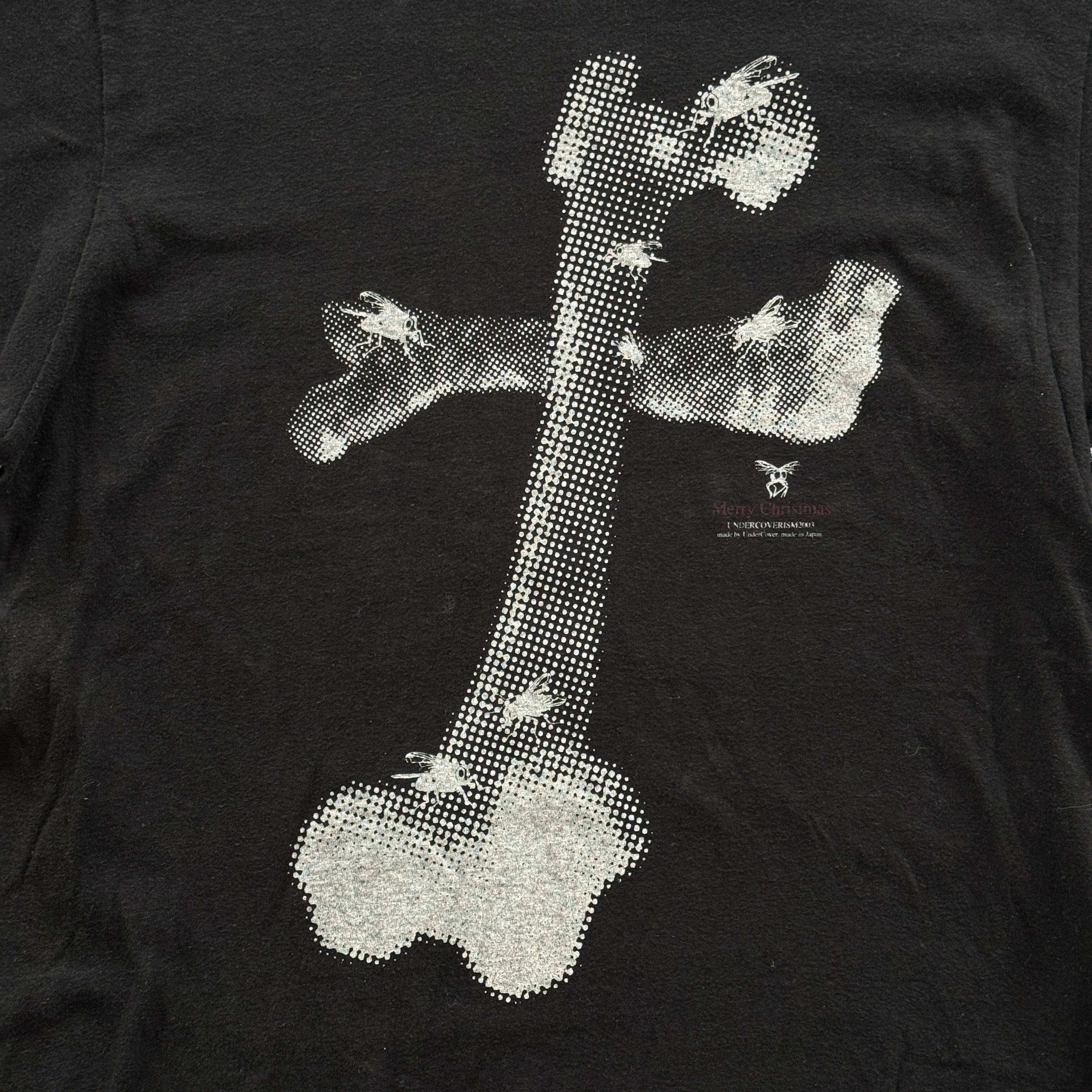 Jun Takahashi Undercover SS03 Scab Cross bone Flies Tee Size US M / EU 48-50 / 2 - 2 Thumbnail