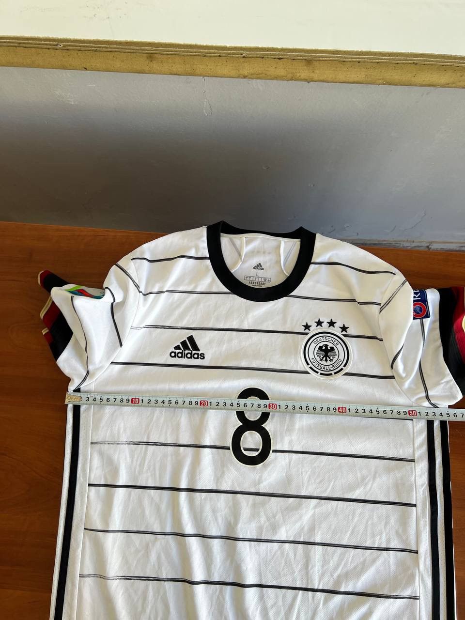 Adidas 2019/21 GERMANY TEAM #8 KROOS HOME SOCCER FOOTBALL JERSEY L Size US L / EU 52-54 / 3 - 19 Thumbnail