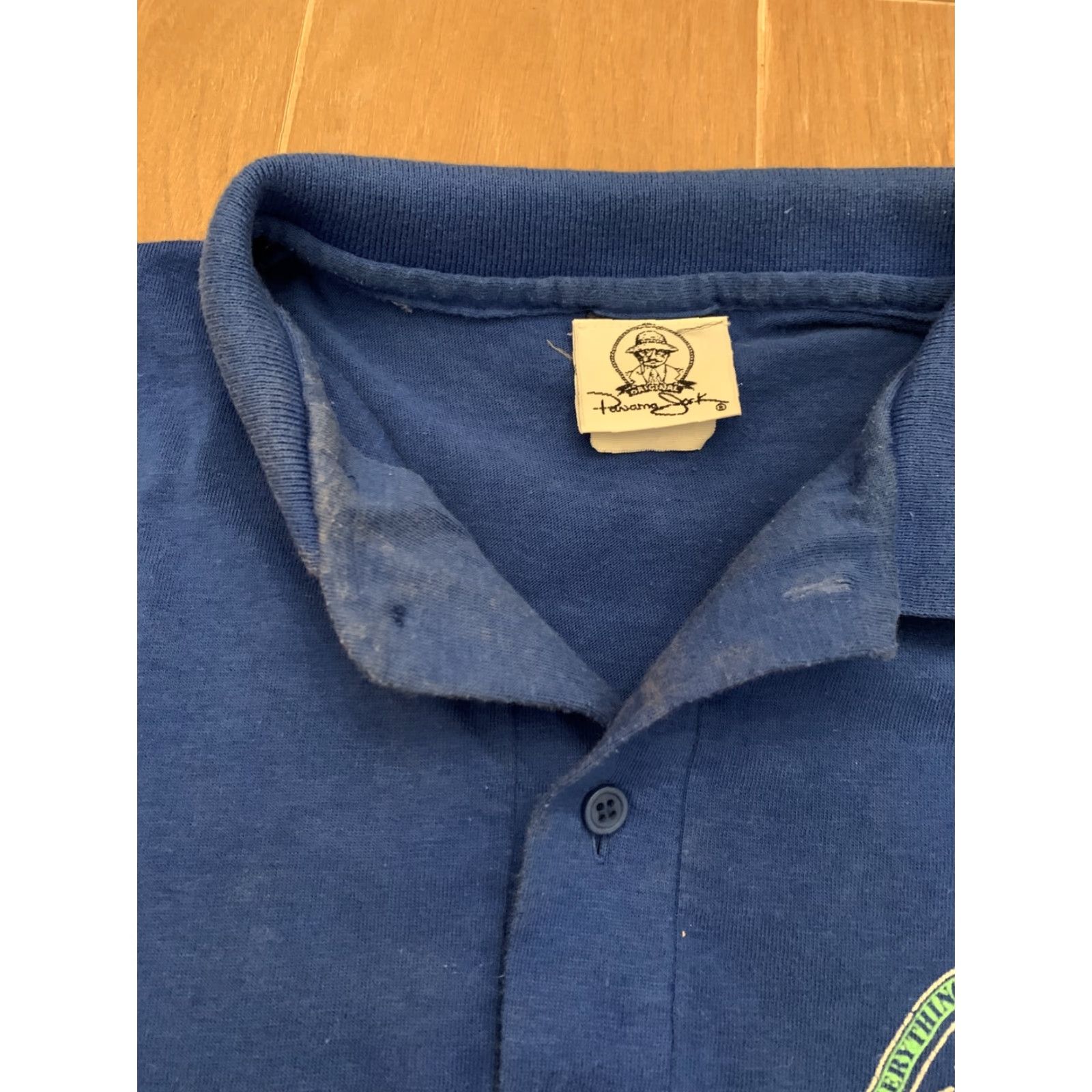 Vintage VINTAGE Panama Jack Polo Shirt S Panama Blue Single Stitch Men’s Size S Size US S / EU 44-46 / 1 - 5 Thumbnail