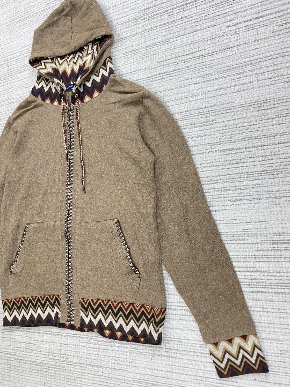 Japanese Brand × Vintage × semanticdesign Vintage Semantic Design Navajo Style Hoodie Jacket Size US M / EU 48-50 / 2 - 4 Thumbnail
