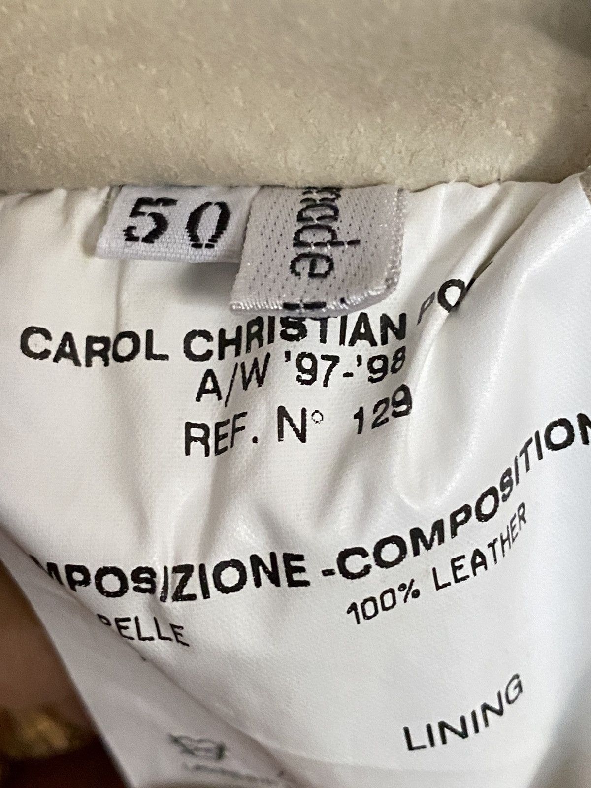 Carol Christian Poell Leather Hooded Jacket Size US M / EU 48-50 / 2 - 14 Thumbnail