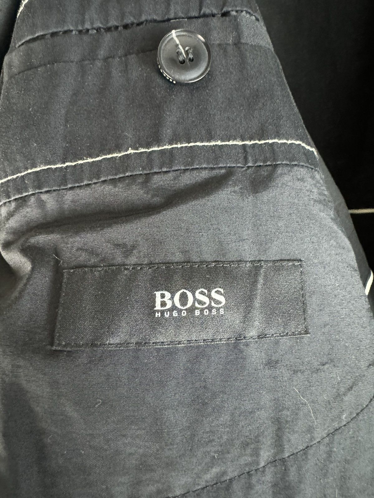 Hugo Boss Hugo Boss cotton Coat Black Long Jacket Size US M / EU 48-50 / 2 - 3 Thumbnail