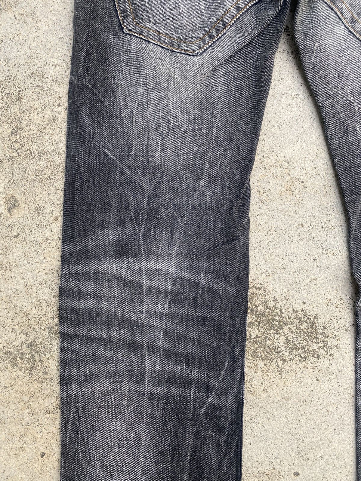 If Six Was Nine Japanese Brand Semantic Clawmark Straightcut Denim Jeans Size US 31 - 21 Thumbnail