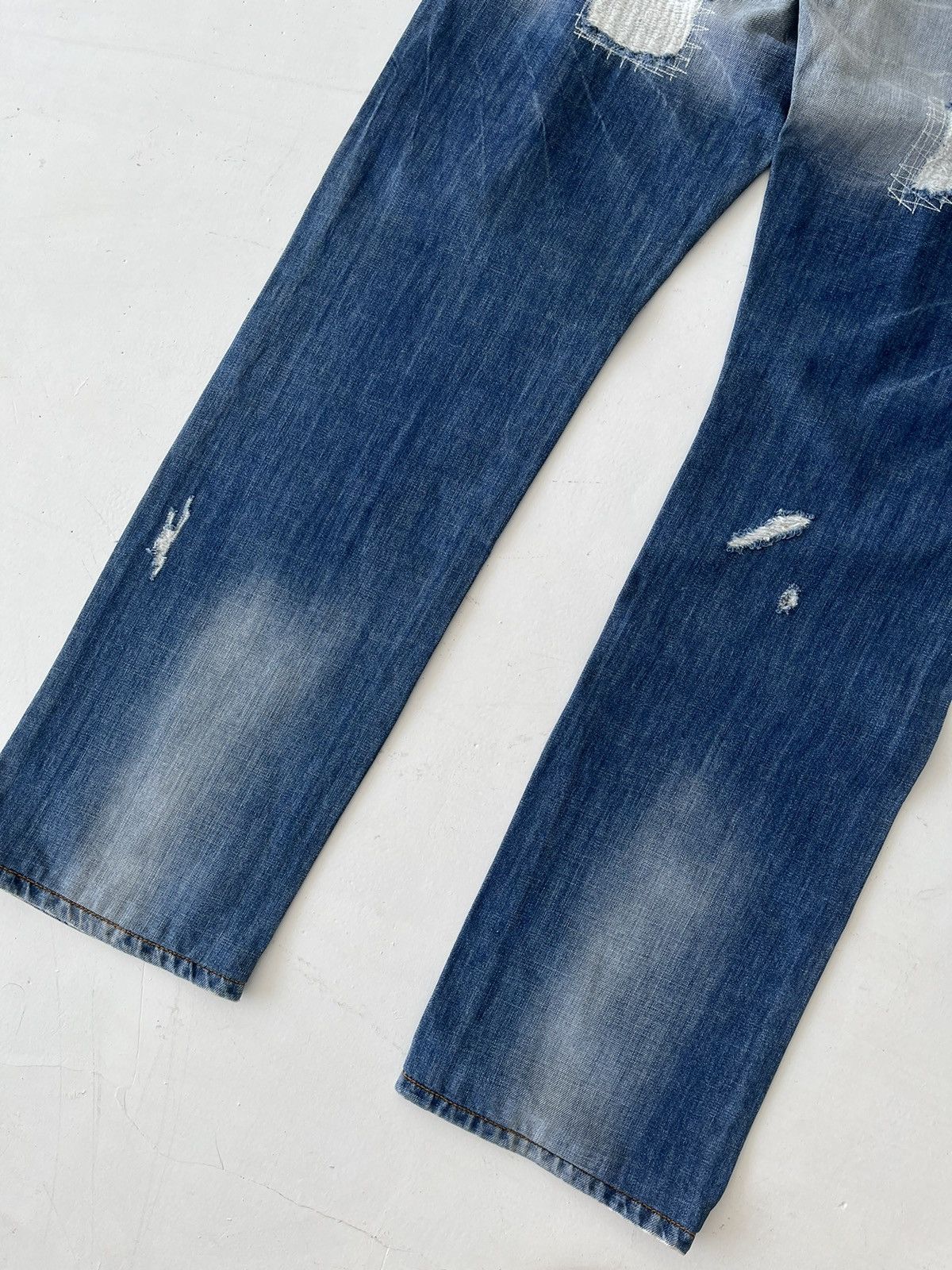 If Six Was Nine Vintage distressed Japanese jeans Musidor Rolling Stones y2k Size US 34 / EU 50 - 10 Thumbnail