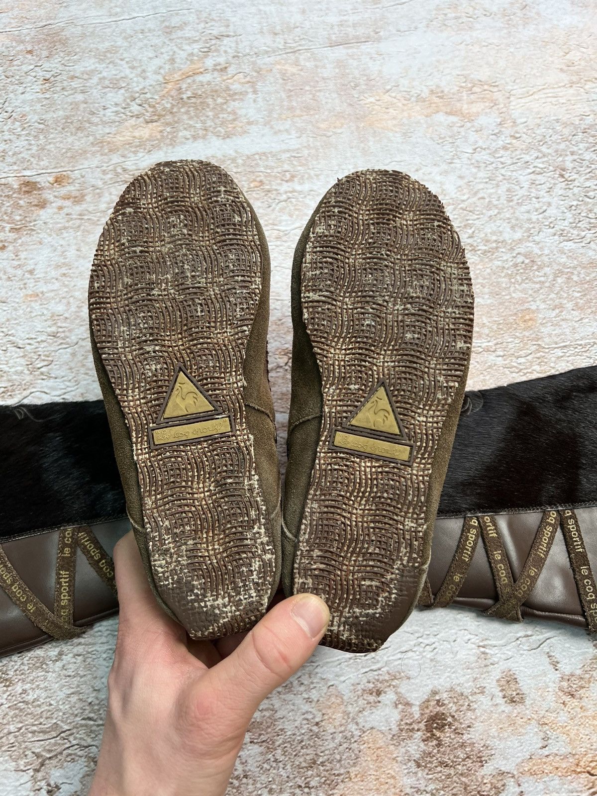 Le Coq Sportif × Le Grande Bleu (L.G.B.) × Vintage Le Coq Sportif vintage suede fur boots Size US 6 / IT 36 - 9 Thumbnail