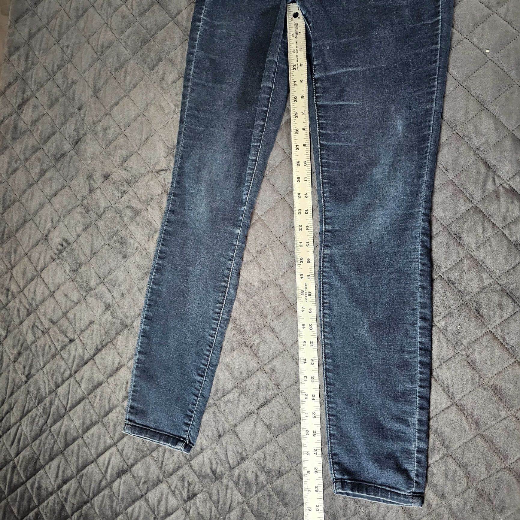 Jessica Simpson Jessica Simpson Jeans Women's Size 28 Kiss Me Super Skinny Stretch Dark Wash Denim Blue Size 28" / US 6 / IT 42 - 7 Thumbnail