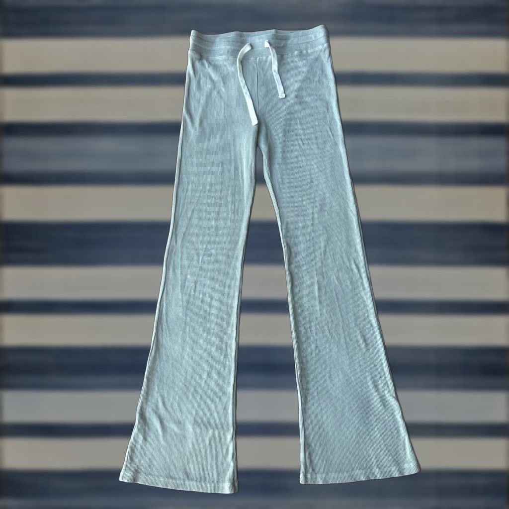 MONROW Monrow Knit Drawstring Lounge Flare Pants Women’s Small Size 28" / US 6 / IT 42 - 1 Thumbnail
