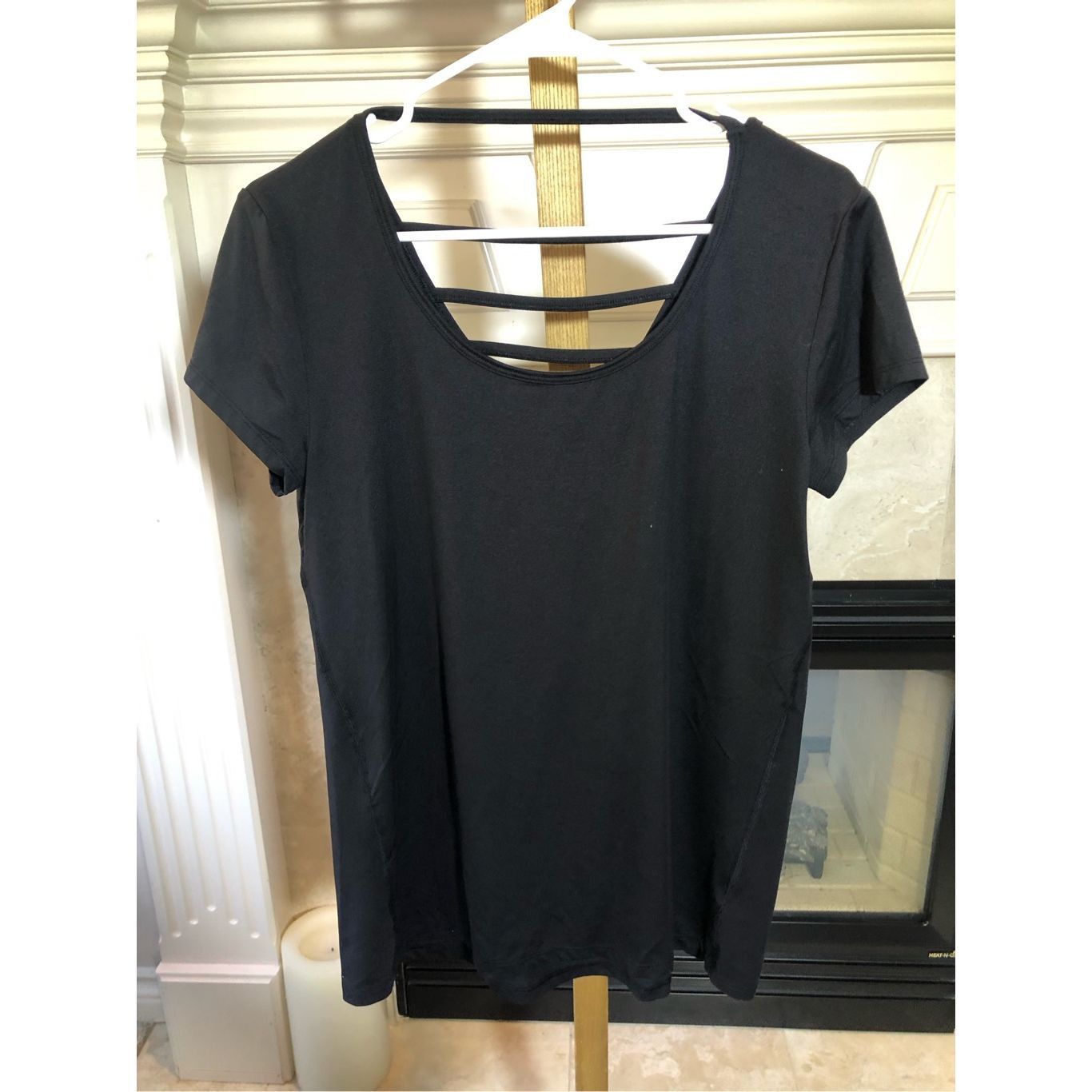 Champion Champion Women’s Athletic Short Sleeve Black T-Shirt Size L Size L / US 10 / IT 46 - 1 Thumbnail