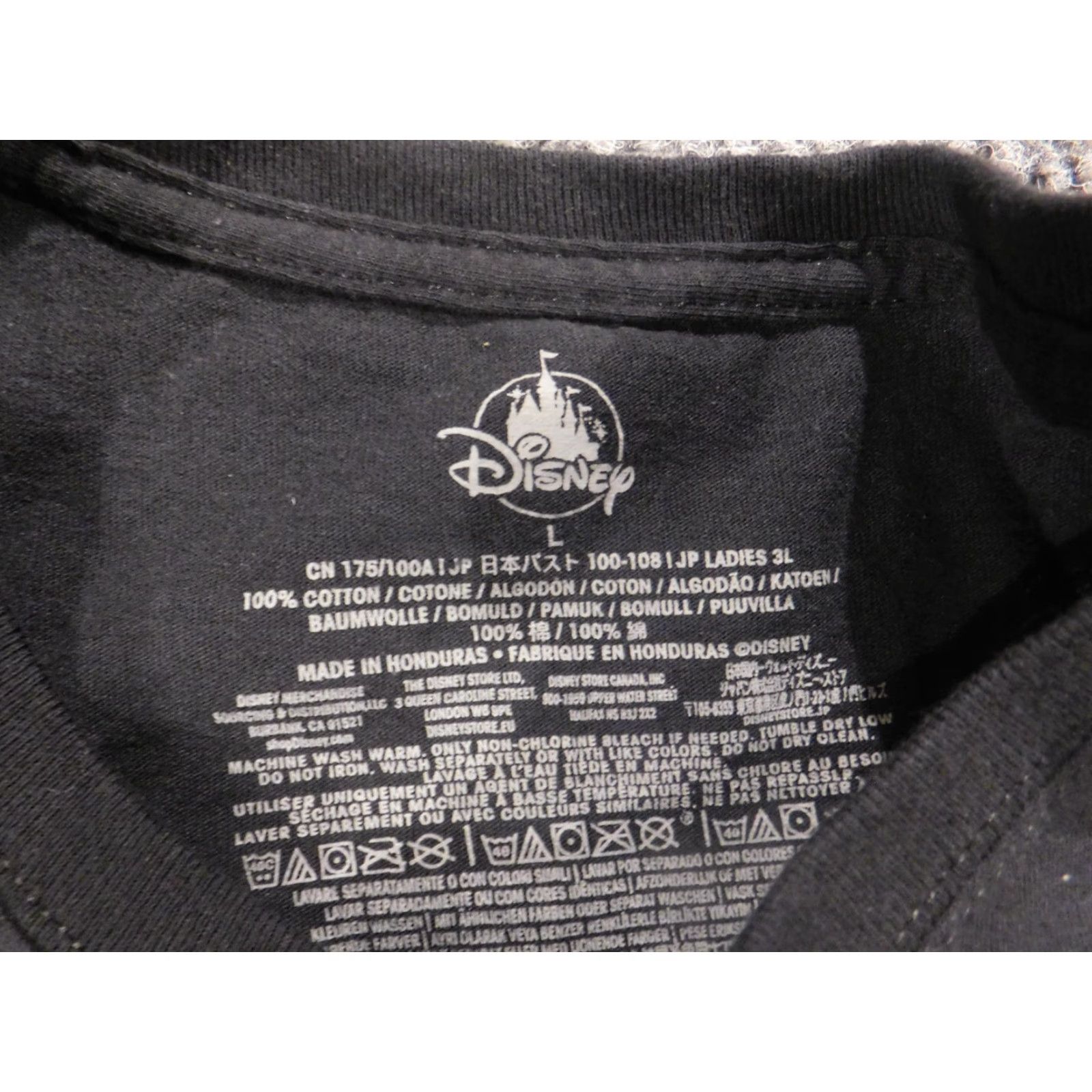 Disney Disney Shirt Women Large Black Graphic 90s Blouse Crew Neck Short Sleeve Cotton Rayon Basic Casual Womens 90s Disney Shirt L Black Graphic Size L / US 10 / IT 46 - 4 Thumbnail