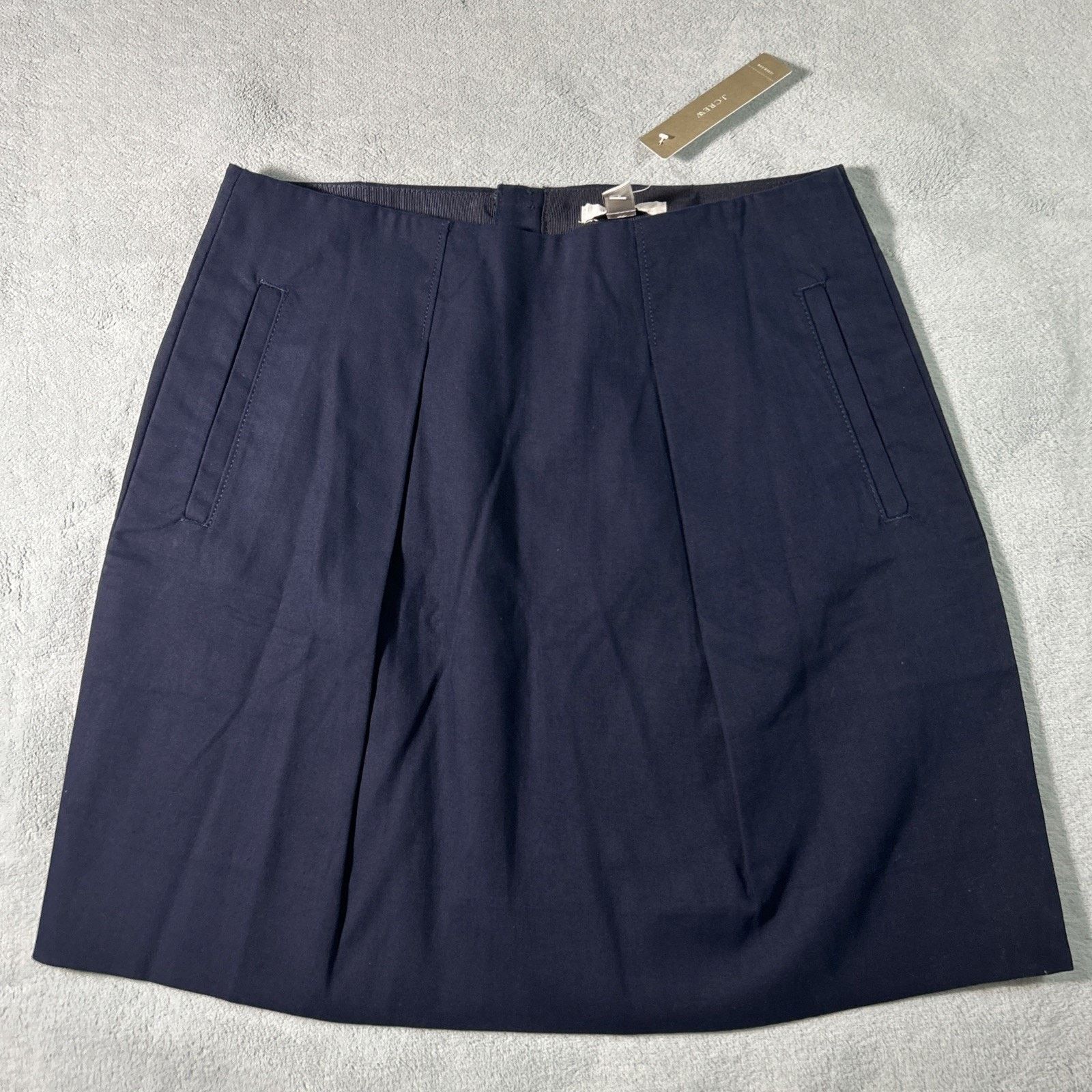 J.Crew J Crew Pleated Dress Skirt One Piece Women Sz 0 26x17 Navy Size 25" / US 0 / IT 36 - 1 Thumbnail