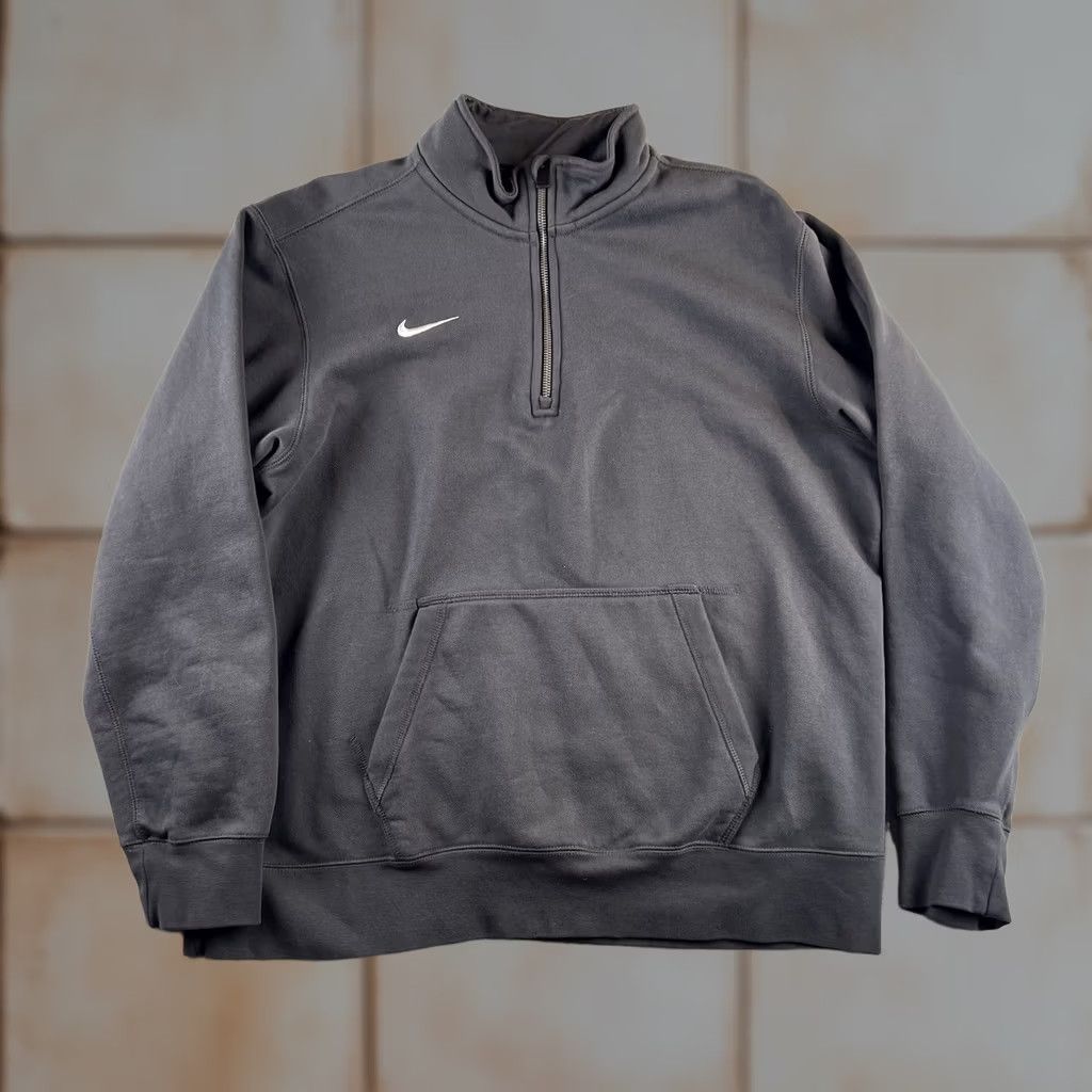 Nike Nike Team Premier 1/4 Zip Cotton Fleece Pullover Mens Large Athletic Shirt Size US L / EU 52-54 / 3 - 1 Thumbnail