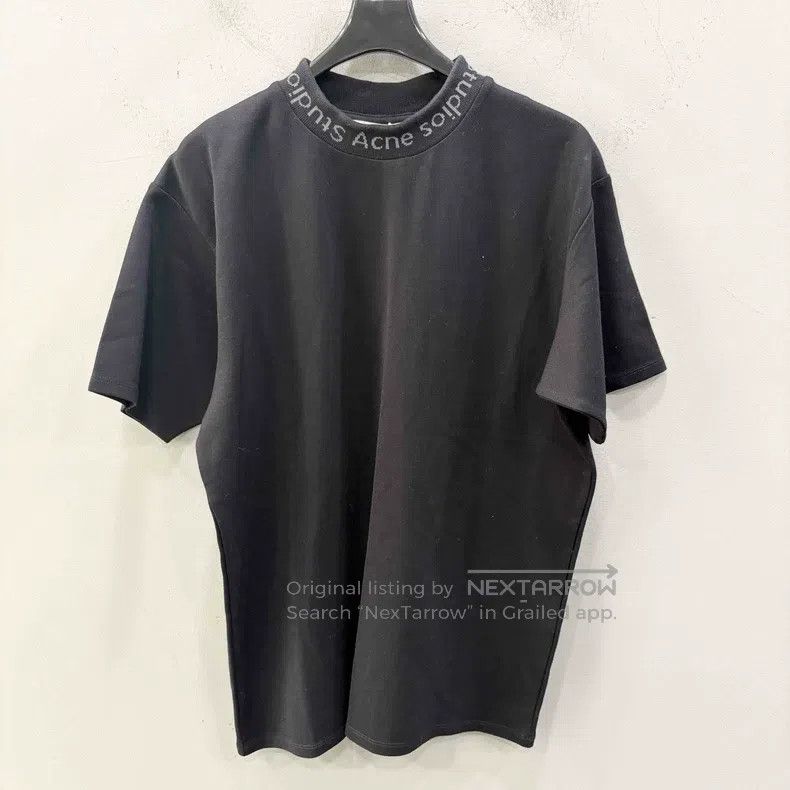 Acne Studios Acne Studios Black Short Sleeve T-Shirt with Portuguese Cl Size US XS / EU 42 / 0 - 1 Thumbnail