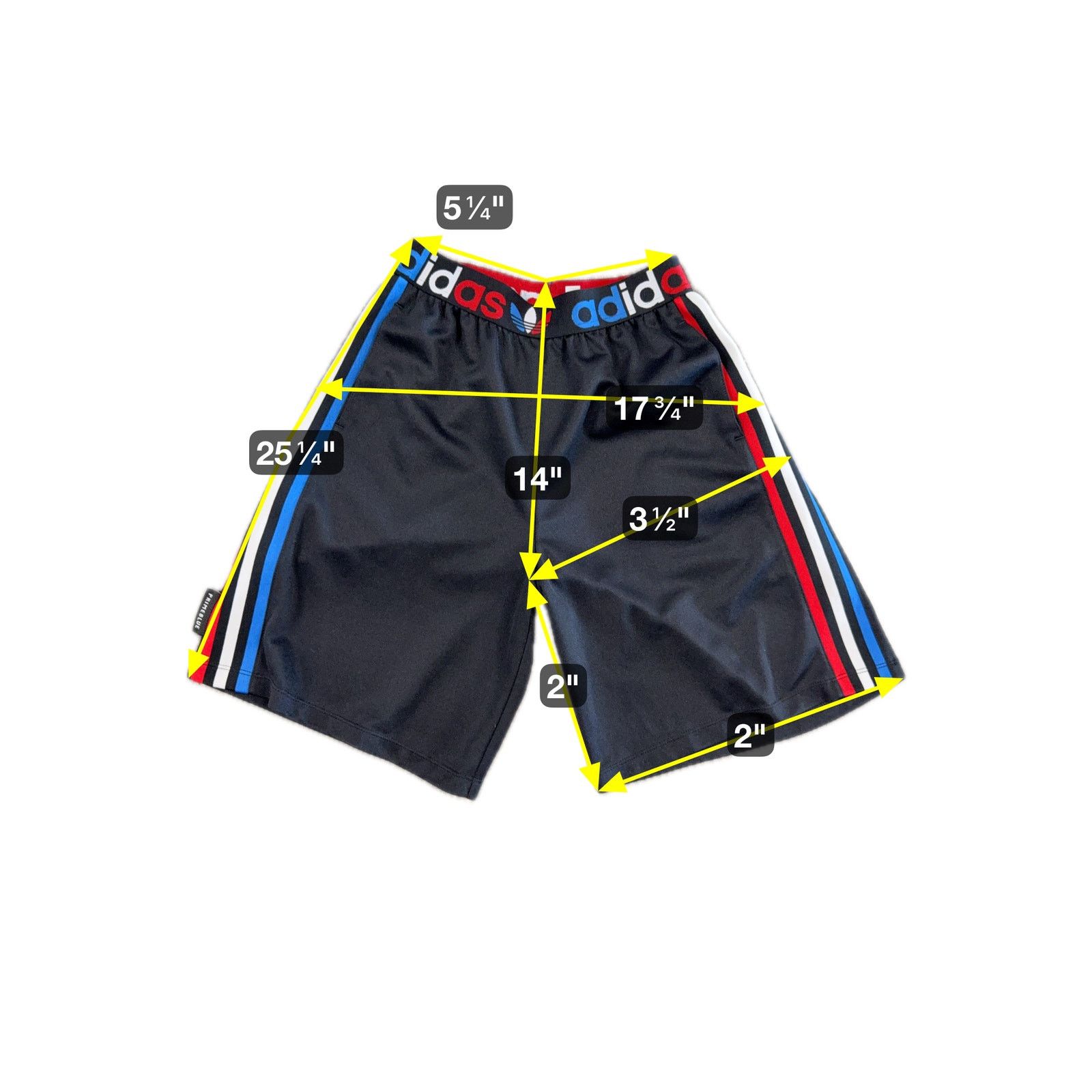 Adidas Adidas Primeblue Shorts XS Black RWB Stripes Parley Plastic Size US 28 / EU 44 - 10 Thumbnail