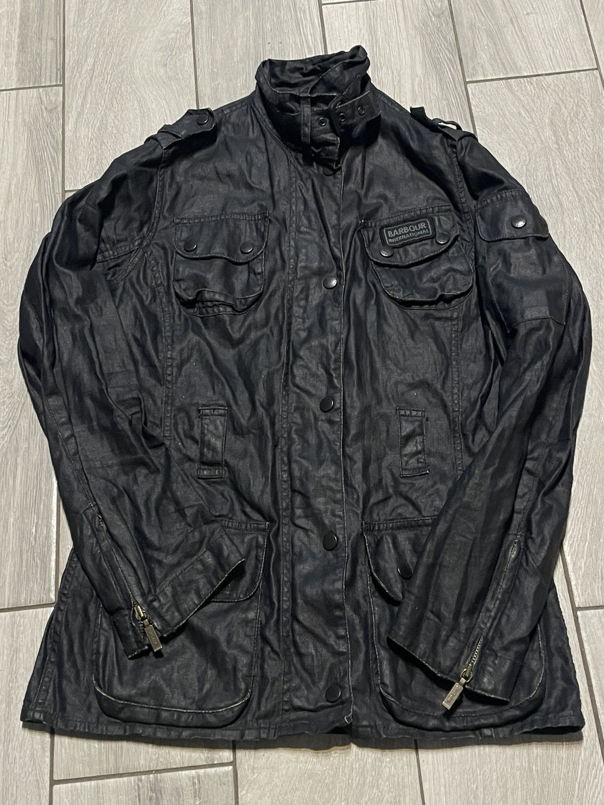 Barbour international designer wax vintage 90s