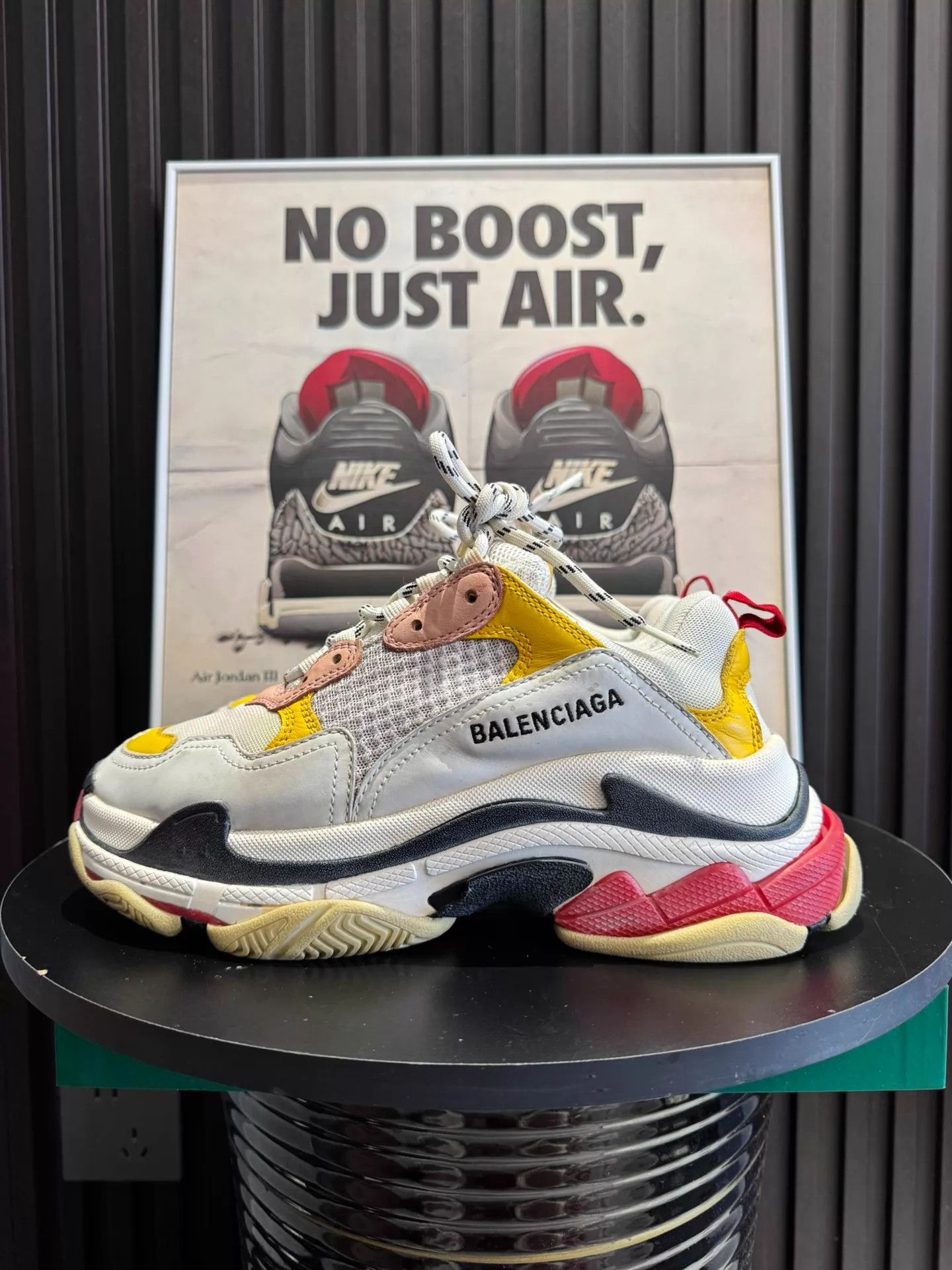 Balenciaga Balenciaga Triple S Distressed Wmns White/Pink Sneakers Size US 7.5 / IT 37.5 - 1 Thumbnail