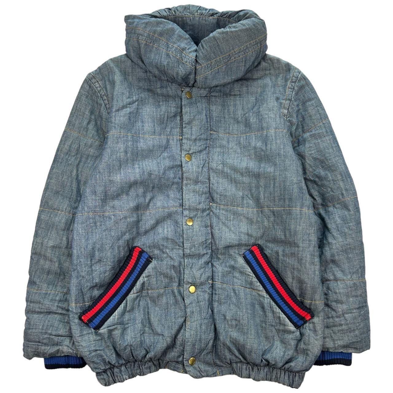 image of Vintage Mercibeaucoup By Issey Miyake Puffer Jacket Size M in Blue, Men's