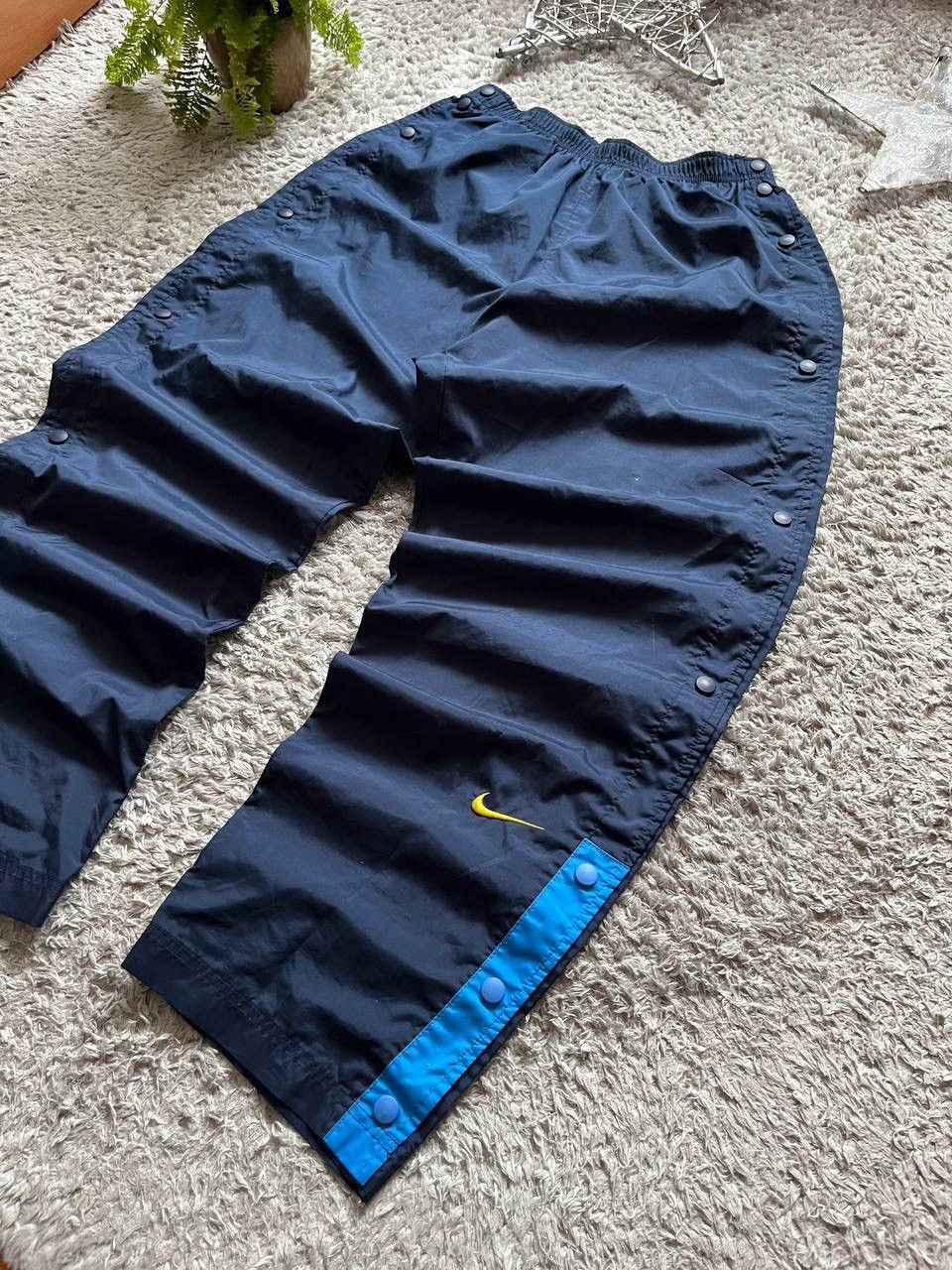 Nike × Vintage Nike Vintage Pants 00s Logo Rare Streetwear Y2K Size US 32 / EU 48 - 2 Thumbnail