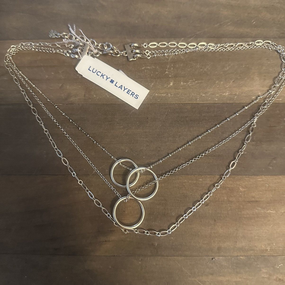 Lucky Brand Lucky Brand layered open circles convertible necklace Size ONE SIZE - 2 Thumbnail