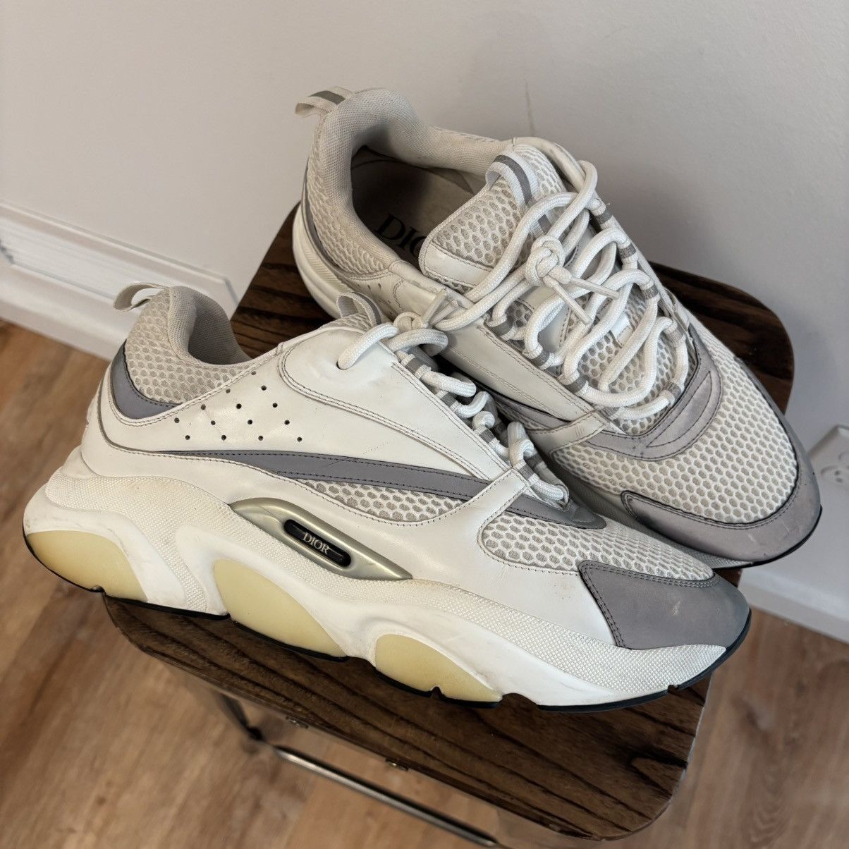Dior Dior b22 White grey size 45 Size US 12 / EU 45 - 1 Thumbnail