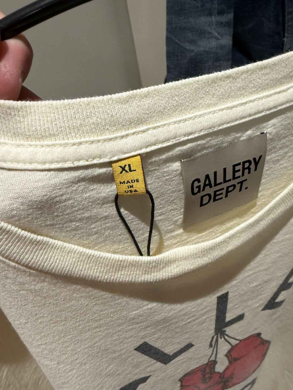 Gallery Dept. Gallery Dept boxing gloves off white t shirt XL Size US XL / EU 56 / 4 - 19 Thumbnail