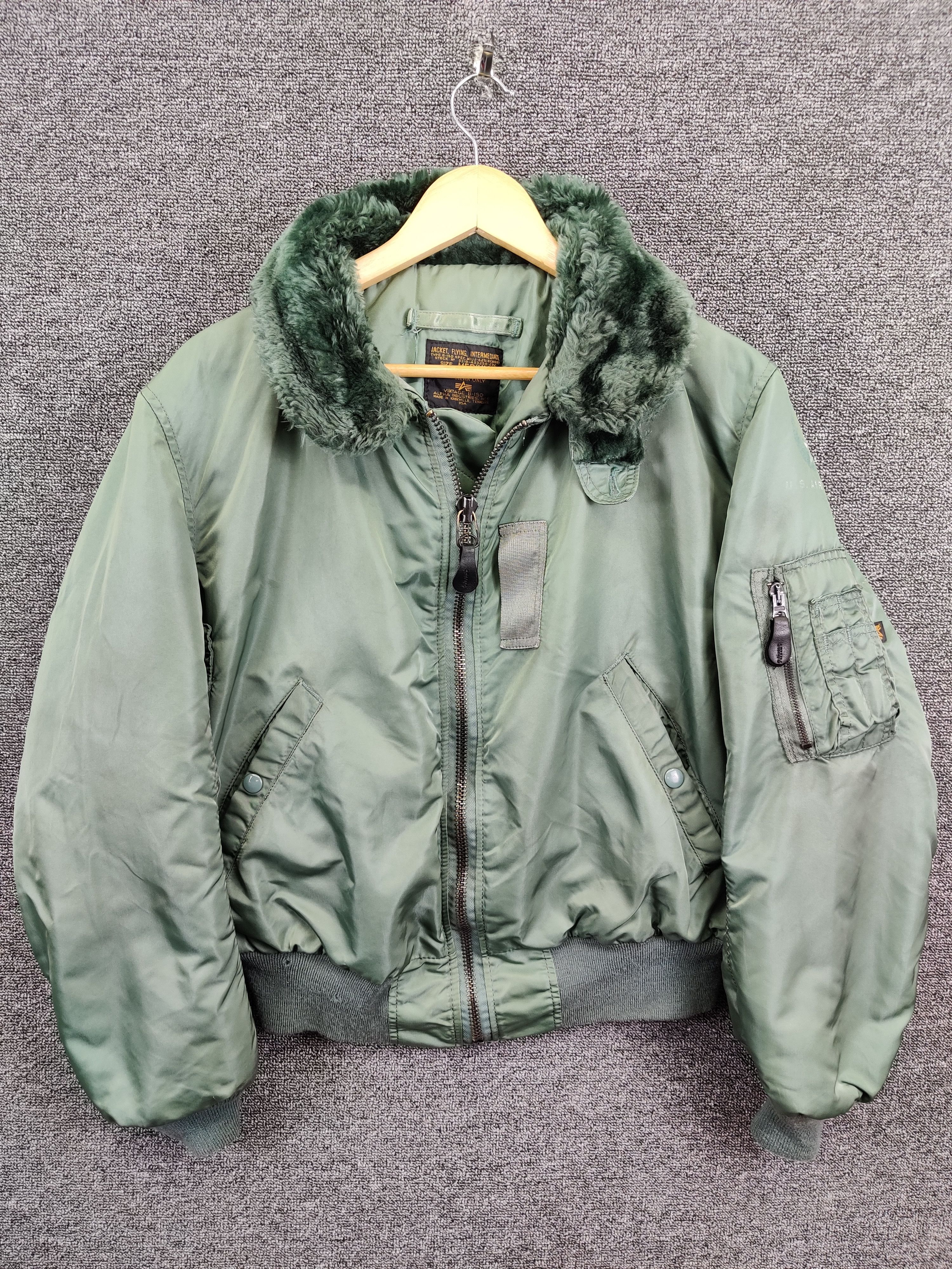 Air Force Bomber Hoodie Basic 90's Alpha Industries Air