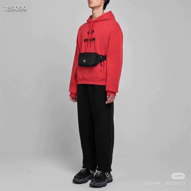 Balenciaga Balenciaga Red Hoodie Size US XS / EU 42 / 0 - 5 Thumbnail
