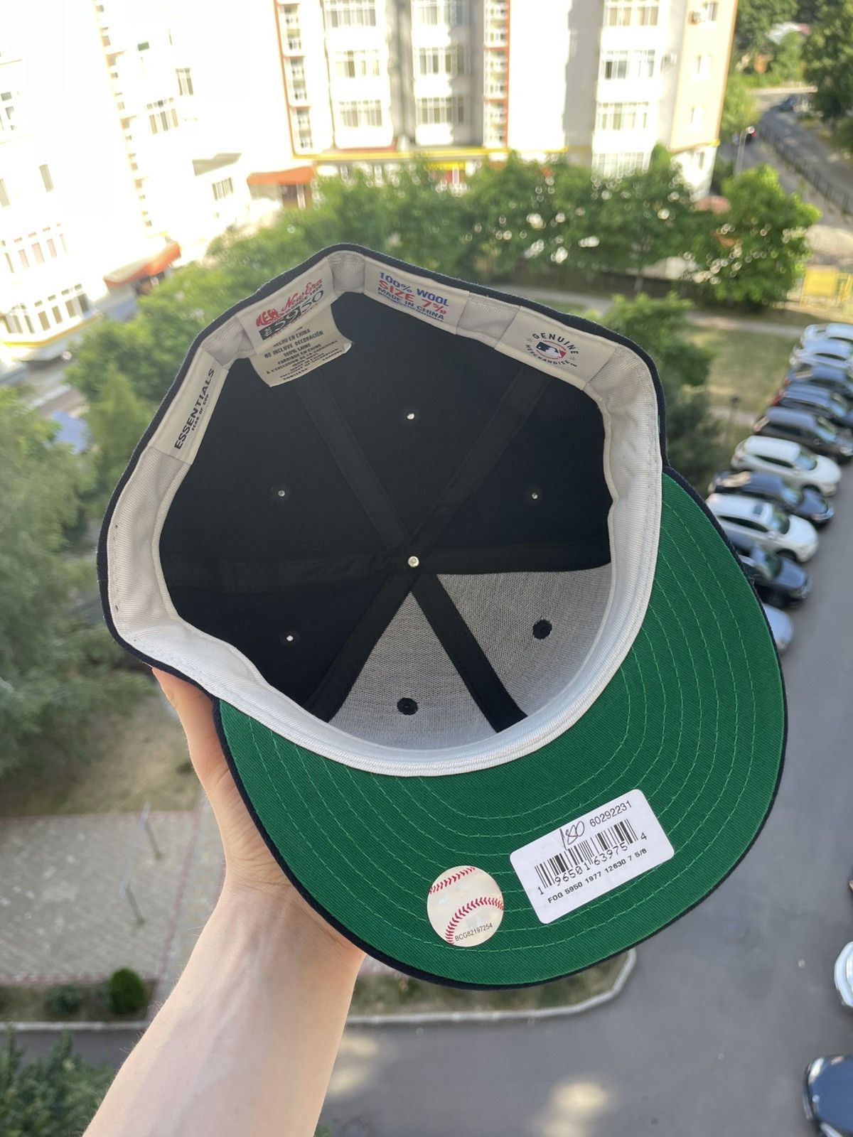 Fear of God × New Era 7 5/8 New Era Fear of God Essentials Fitted Cap 59FIFTY Size ONE SIZE - 6 Thumbnail