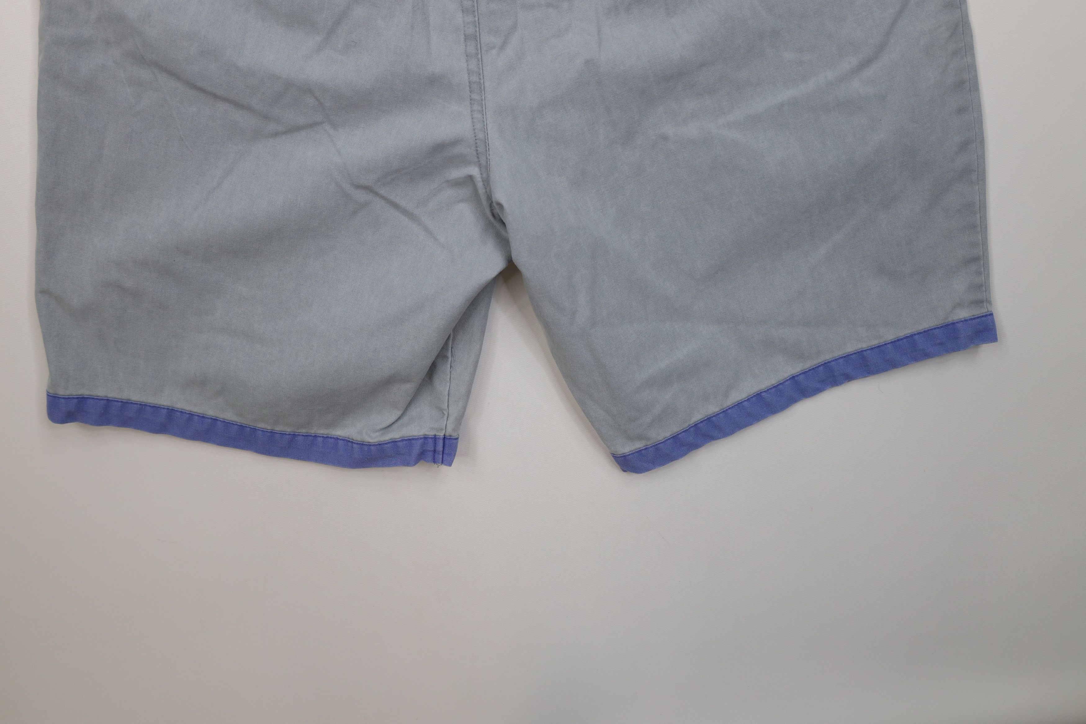 Vintage Vintage 80s 90s Streetwear Stonewash Above Knee Surf Shorts Size US 32 / EU 48 - 11 Thumbnail