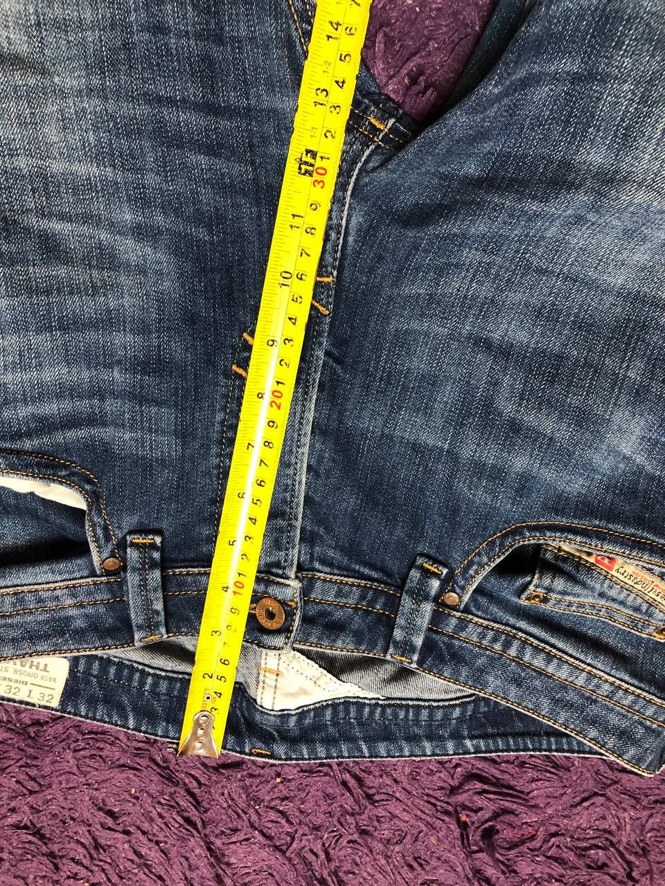 Diesel DIESEL DISTRESSED THAVAR STRAIGHT JEANS Size US 32 / EU 48 - 15 Thumbnail