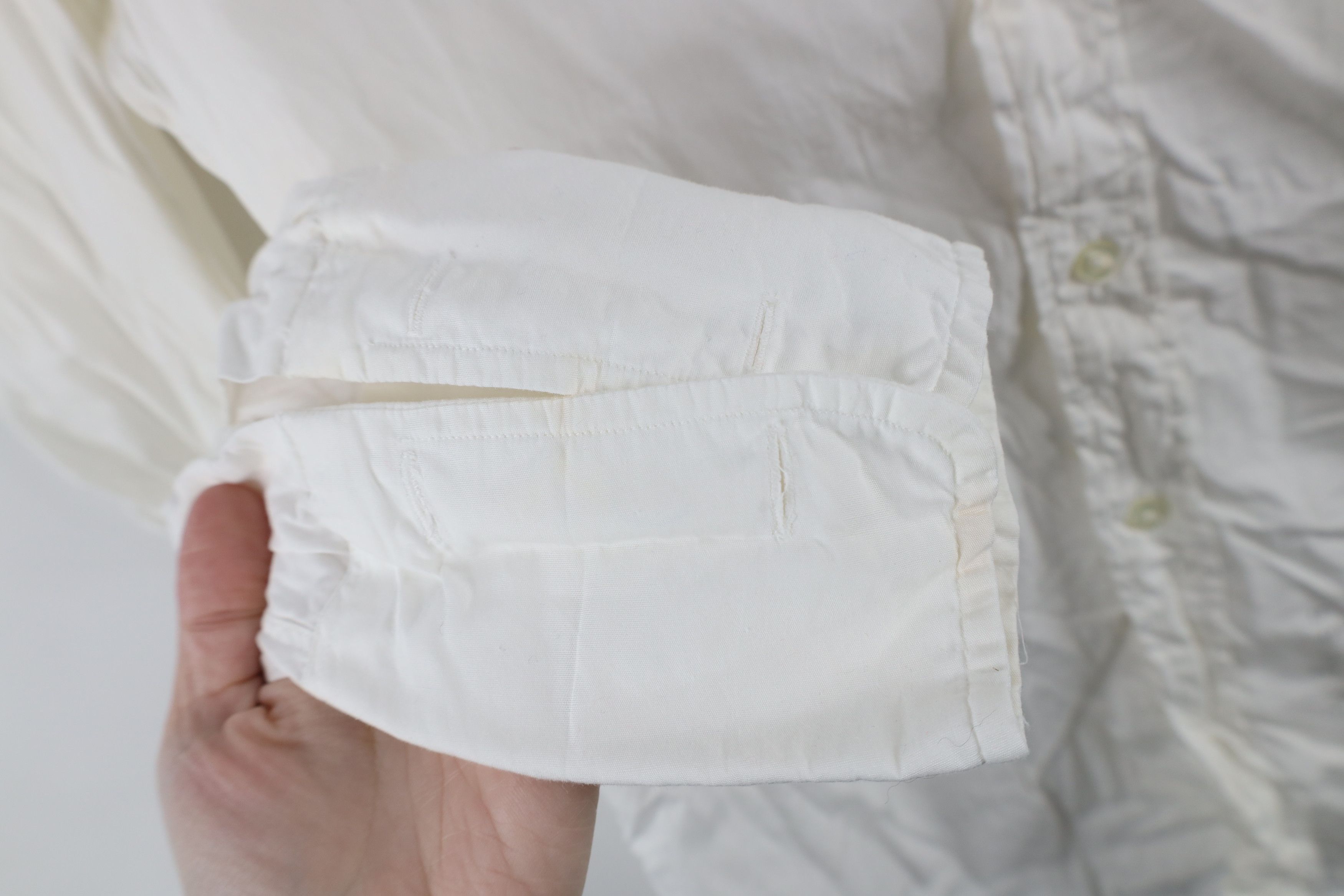 Vintage Vintage 50s 60s Streetwear Cotton Button Shirt White USA Size US M / EU 48-50 / 2 - 8 Thumbnail