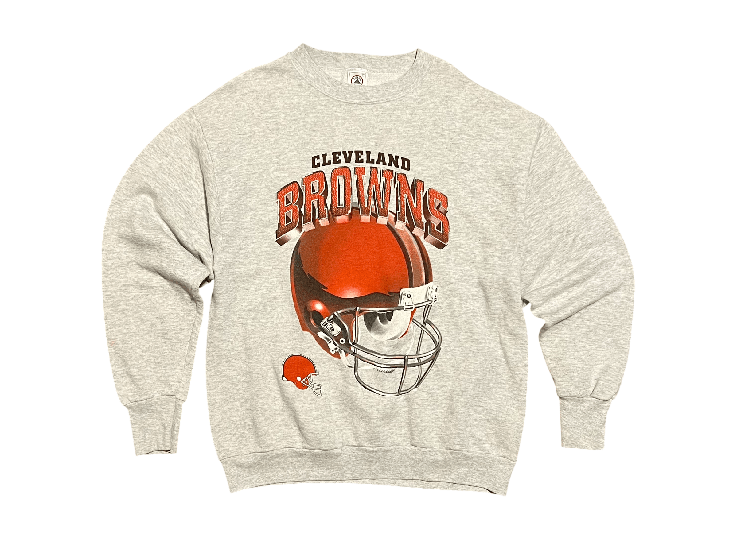 Delta Cleveland Browns Helmet Vintage 90s Crewneck Sweatshirt Size US L / EU 52-54 / 3 - 1 Thumbnail