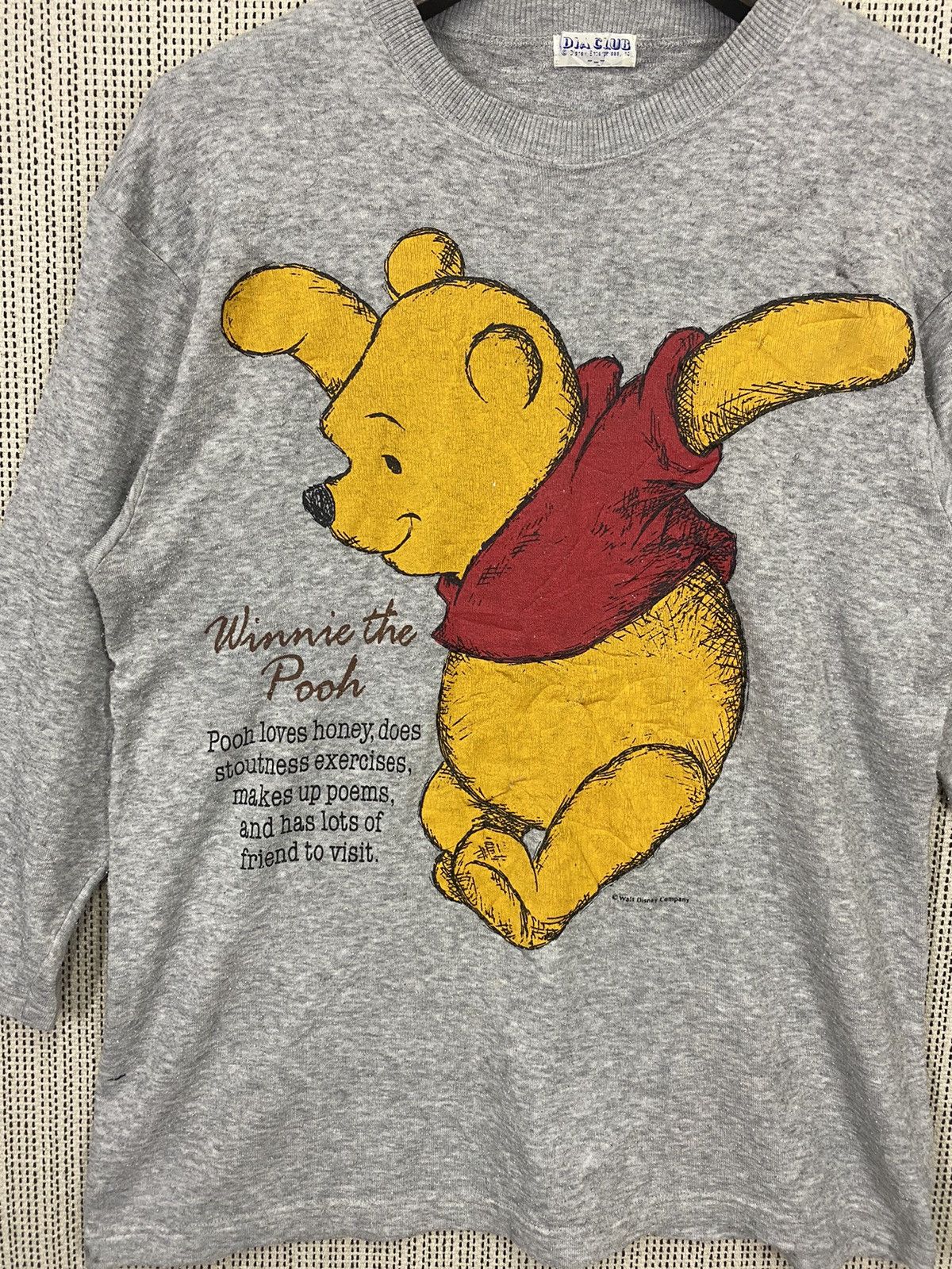 Japanese Brand × Vintage WINNIE THE POOH WAIT DISNEY COMPANY Size US L / EU 52-54 / 3 - 3 Thumbnail