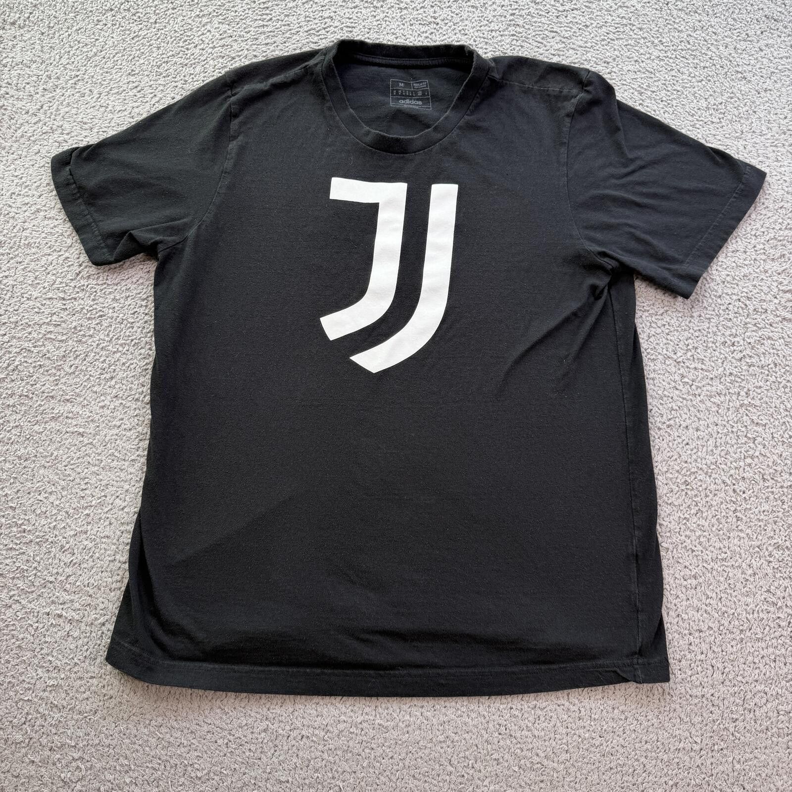 Adidas Adidas Juventus Logo Tee Shirt Black Soccer Football Mens M Size US M / EU 48-50 / 2 - 1 Thumbnail