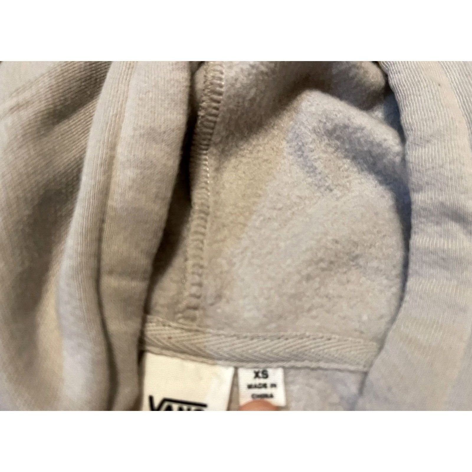 Vans Vans Skateboarding Hoodie Sweatshirt Gray Pink Spellout Pullover Womens XS Size XS / US 0-2 / IT 36-38 - 4 Thumbnail